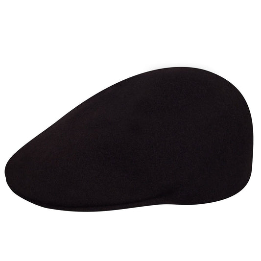 Kangol Seamless 507 Wolle Flatcap Schiebermütze - Espresso - Dunkelbraun