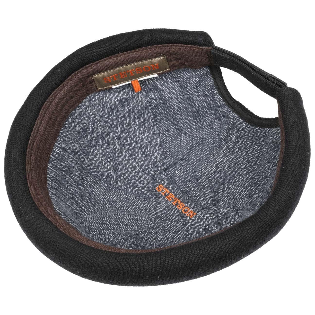 Stetson Docker Strick Dockermütze - aus 100% Baumwolle - 1 - Schwarz