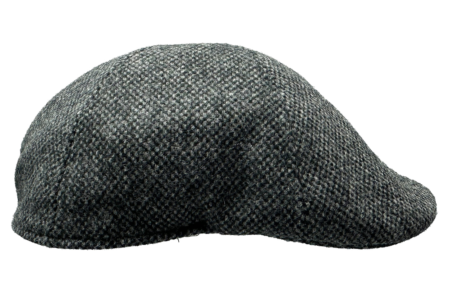 Fiebig 6-Panel Flatcap - Gatsby - Donegal-Muster - Anthrazit