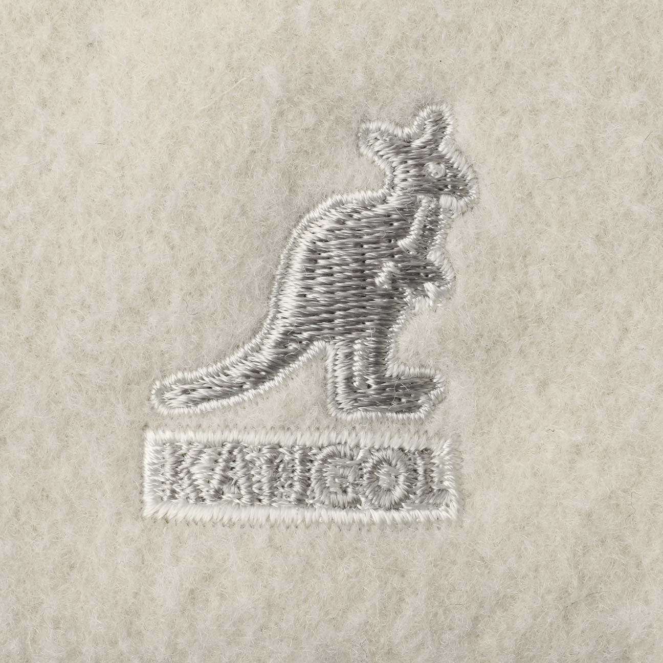 Kangol 504 Wolle Flatcap Schiebermütze - White - Weiß