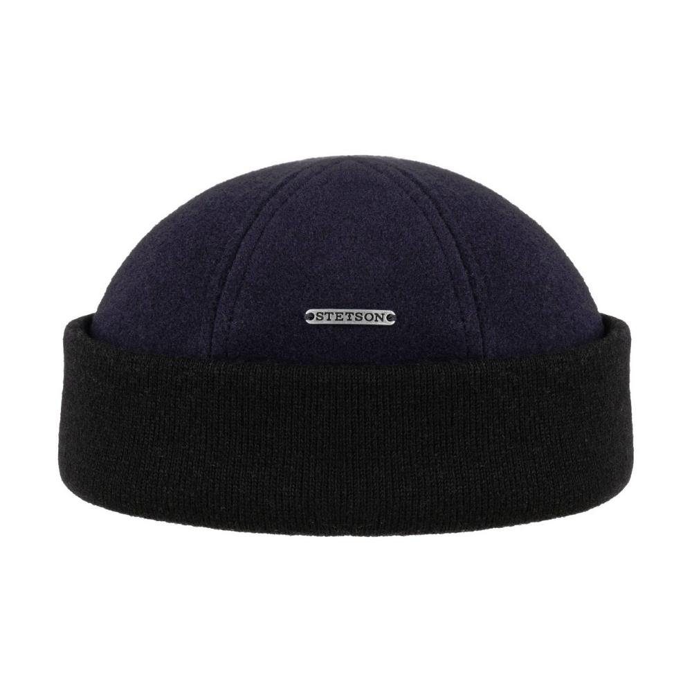 Stetson Docker Cap Sparr Wolle Kaschmir - 21 - Dunkelblau