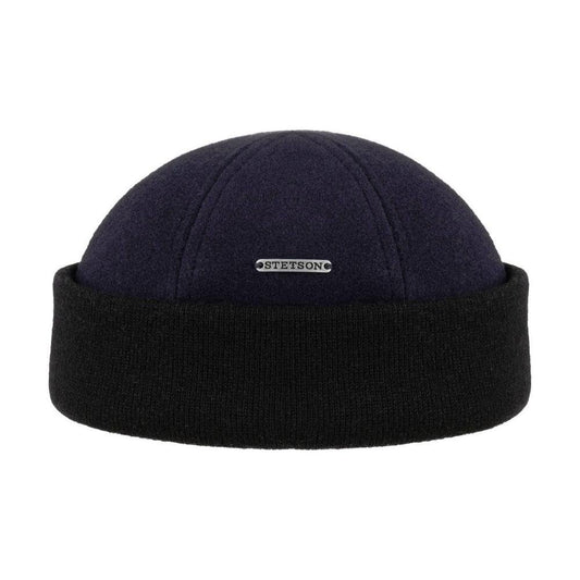 Stetson Docker Cap Sparr Wolle Kaschmir - 21 - Dunkelblau