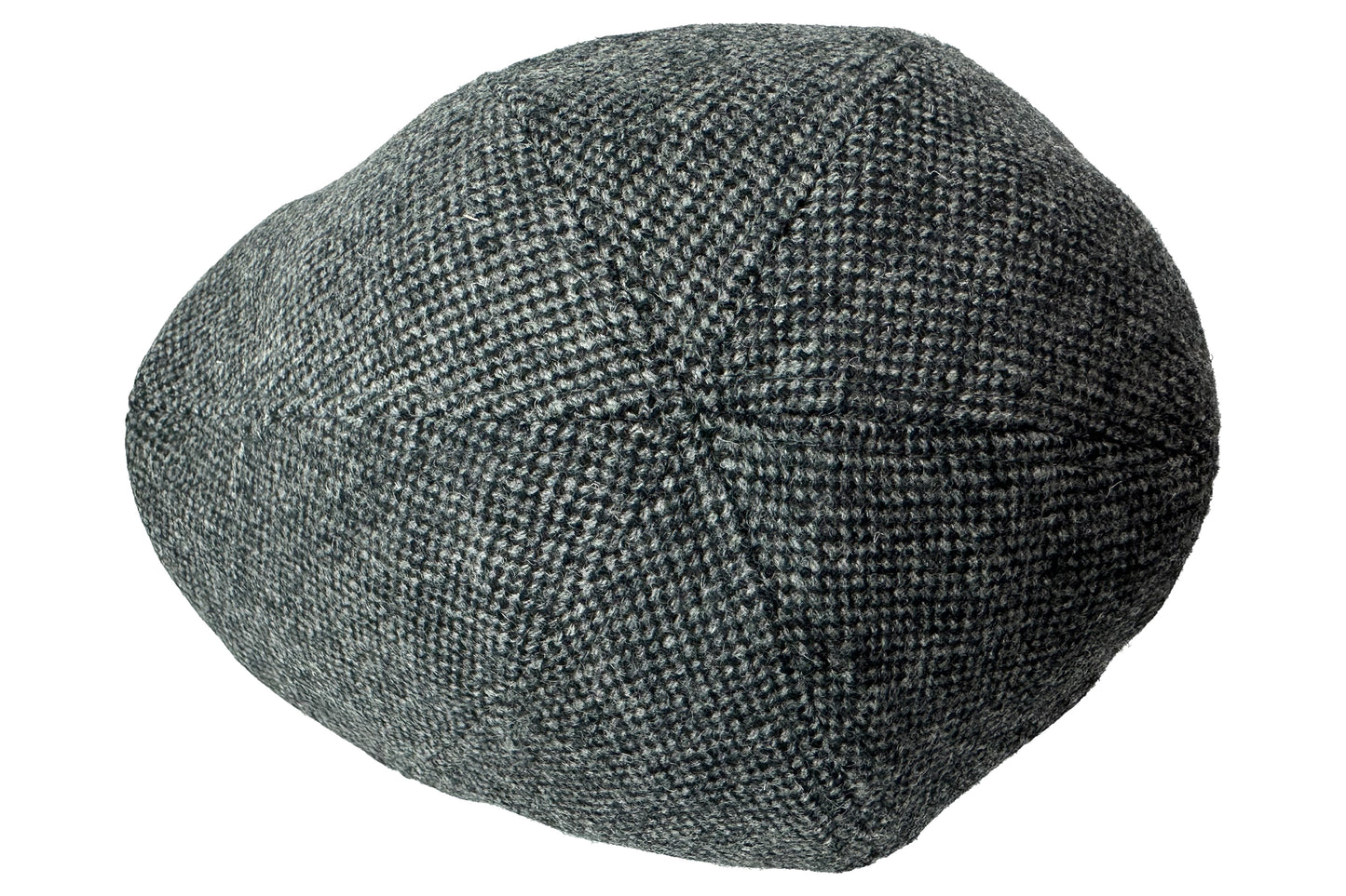 Fiebig 6-Panel Flatcap - Gatsby - Donegal-Muster - Anthrazit