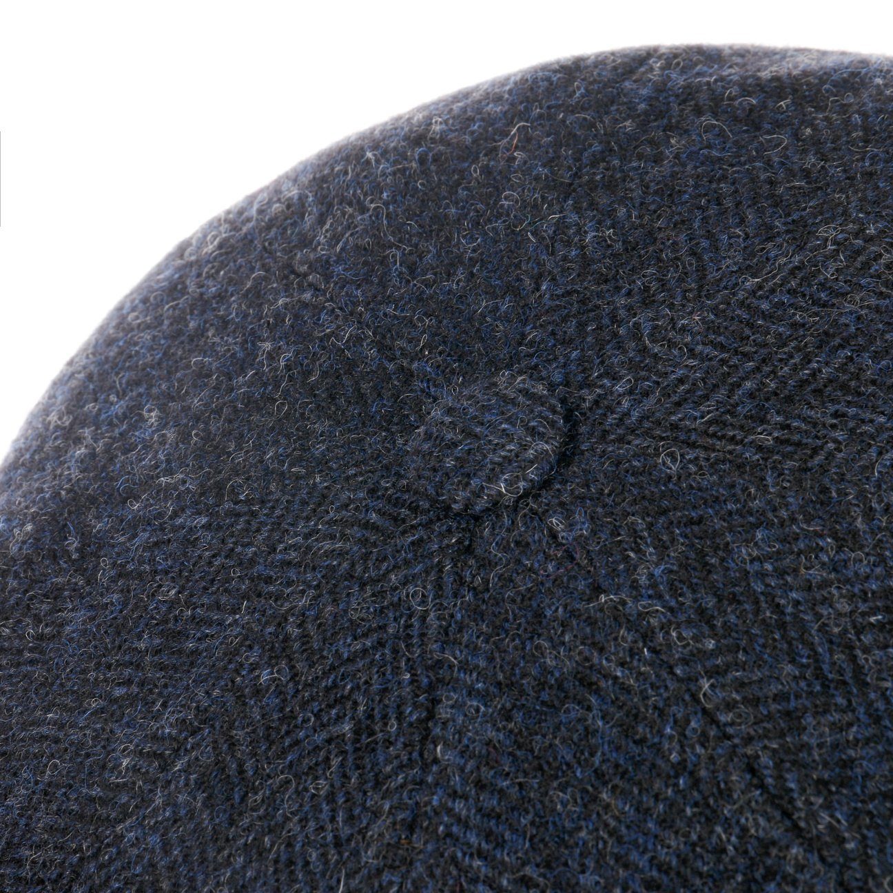 Stetson Hatteras Woolrich - Fischgrat - Schirmmütze aus 100% Wolle - 321 - Dunkelblau