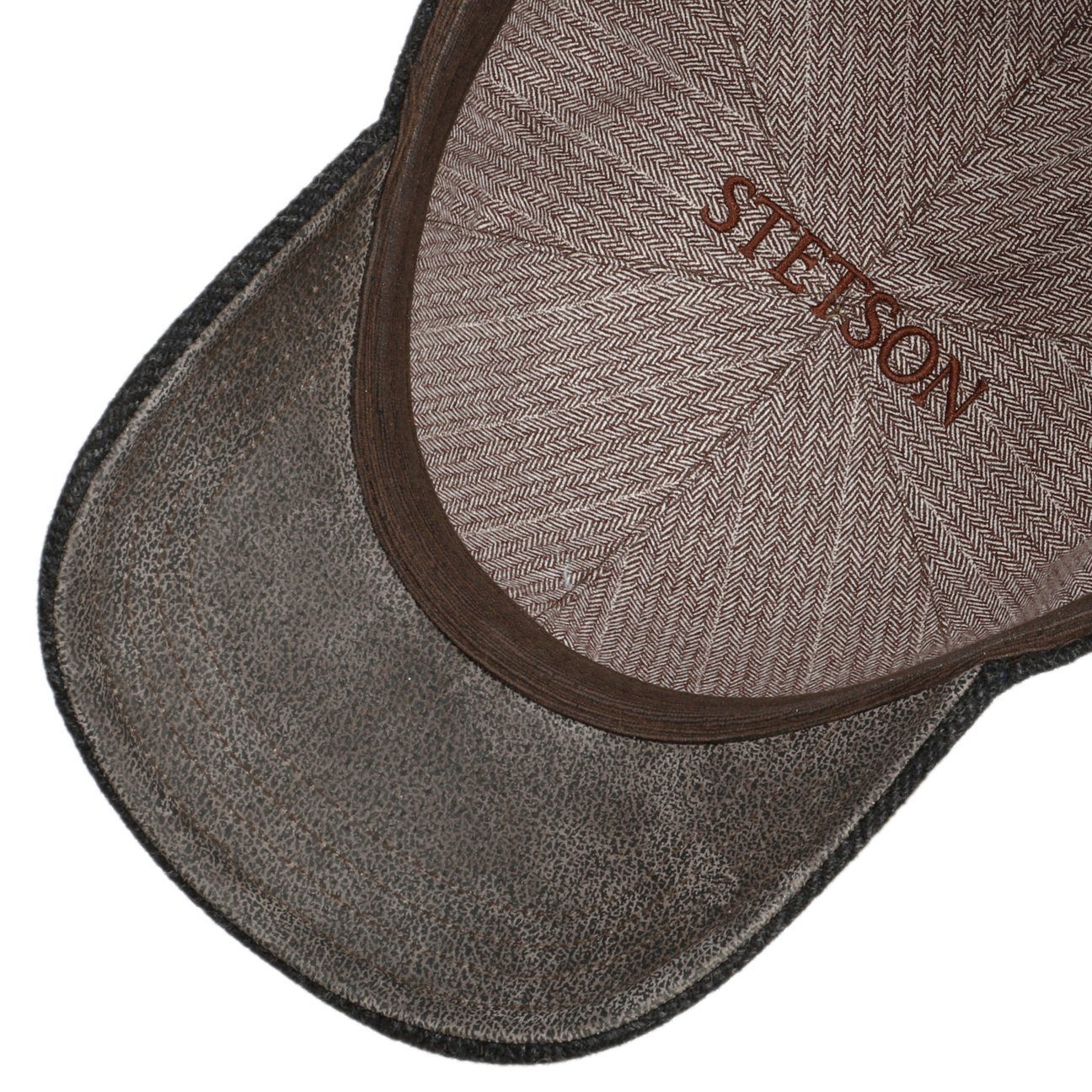 Stetson Plano Woolrich Basecap - hinten geschlossen - 311 - Schwarz/Grau