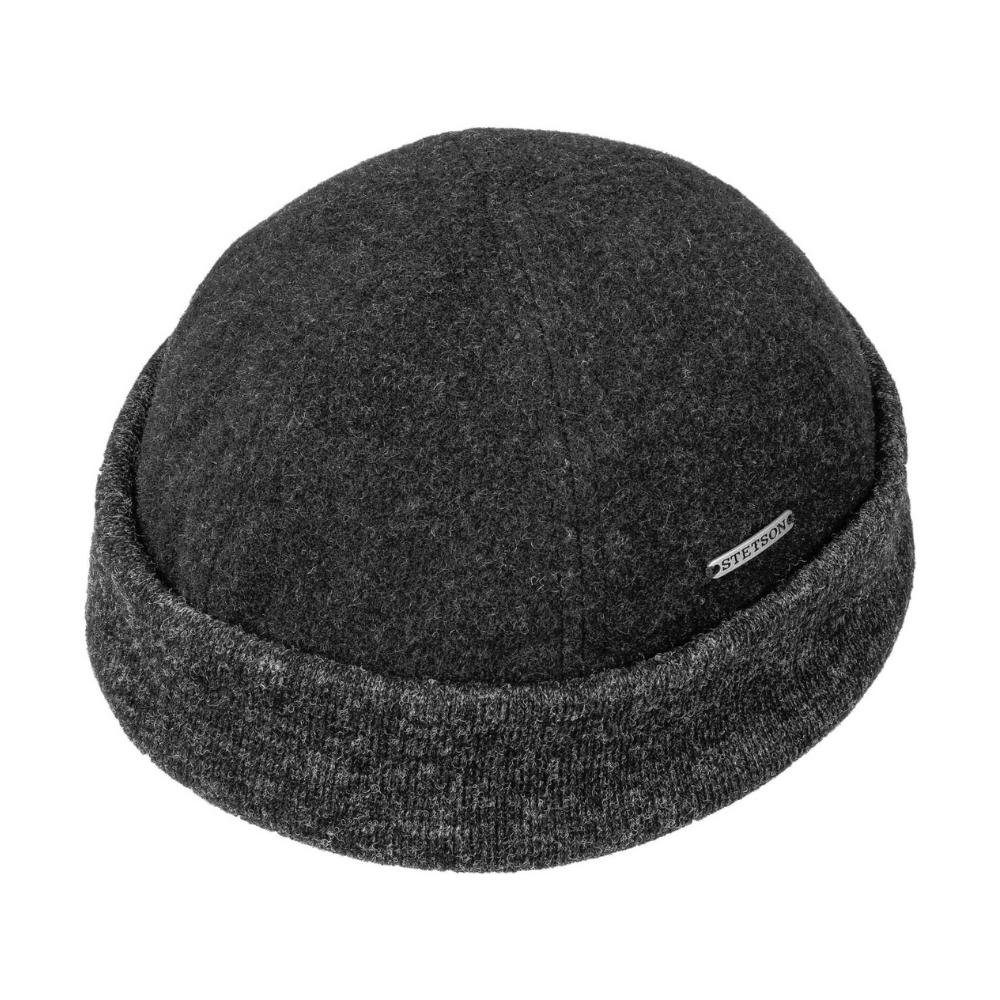 Stetson Docker Cap Sparr Wolle Kaschmir - 32 - Grau