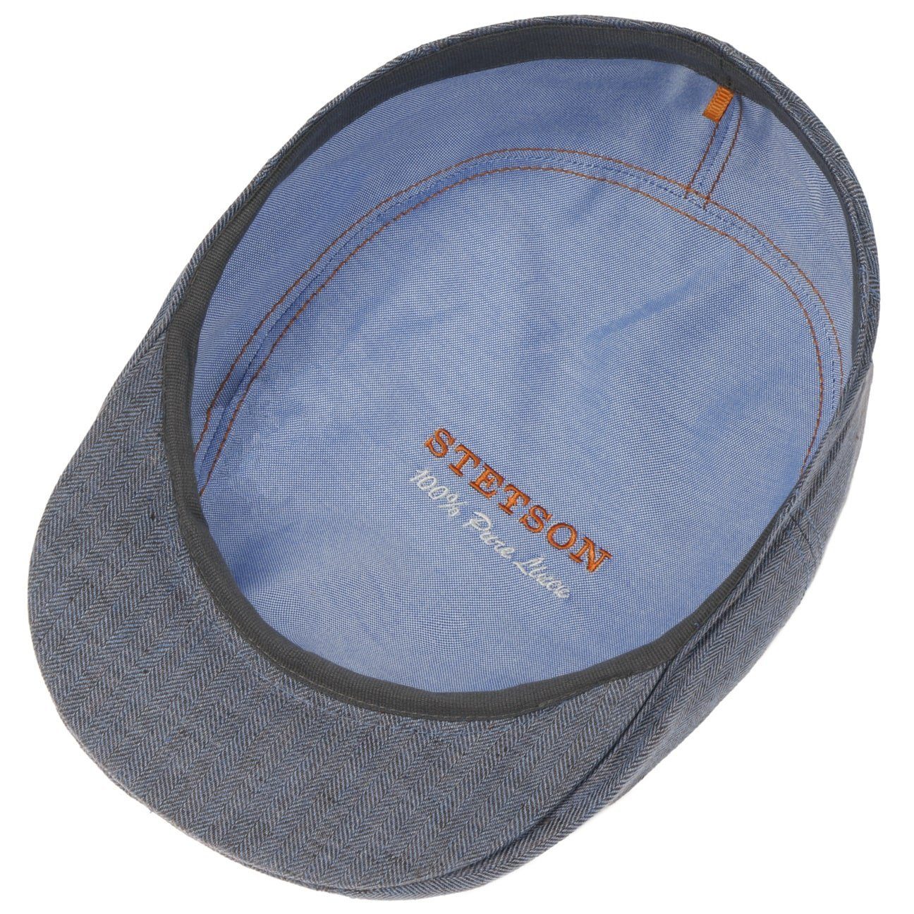 Stetson Ivy Cap Leinen - aus 100% Leinen - 326 - Blau - Made in the EU