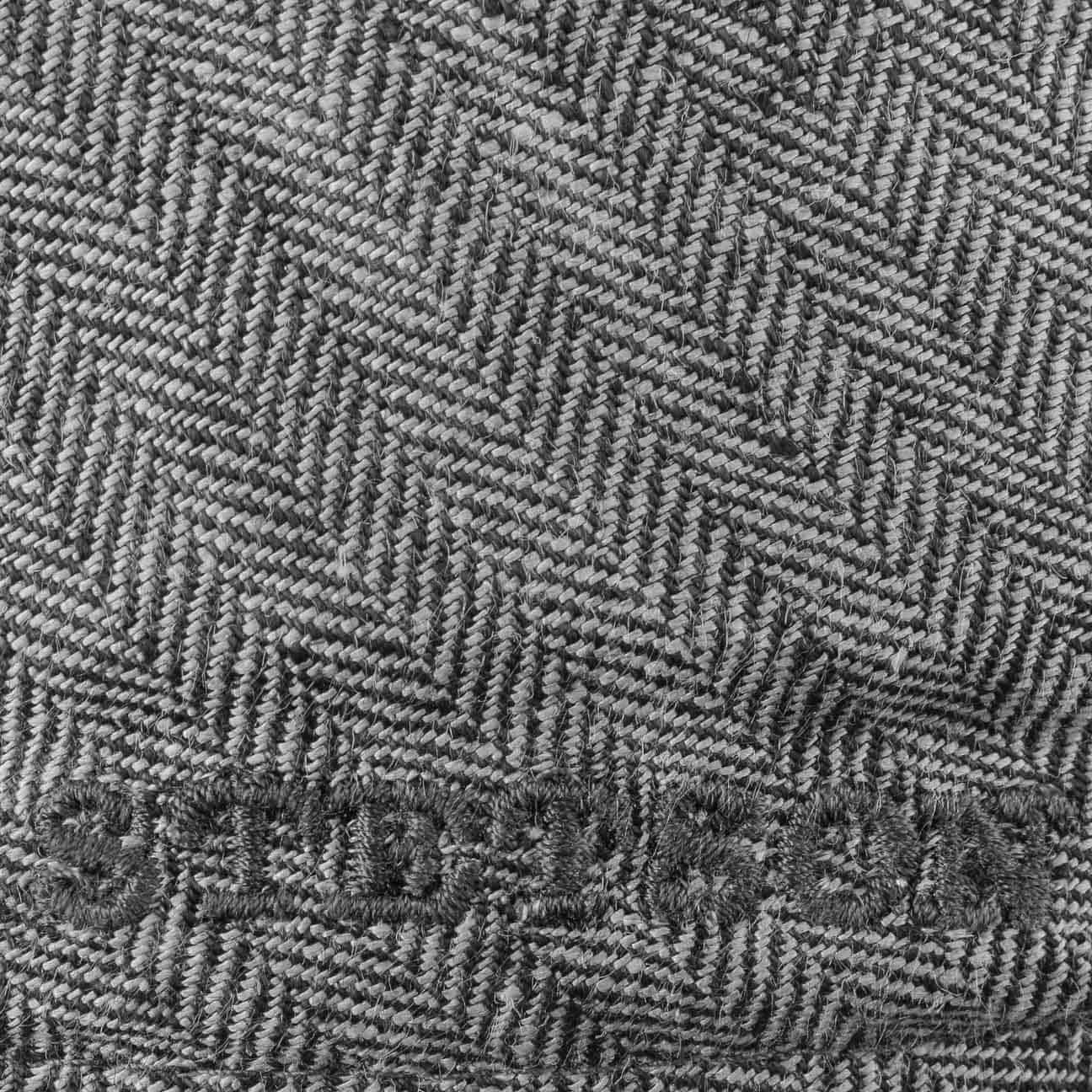 Stetson Ivy Cap Leinen - aus 100% Leinen - 330 - Schwarz/Weiß - Made in the EU