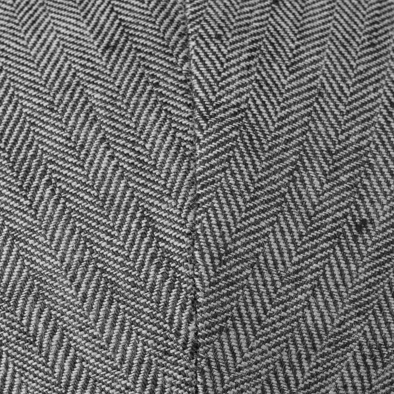 Stetson Ivy Cap Leinen - aus 100% Leinen - 330 - Schwarz/Weiß - Made in the EU