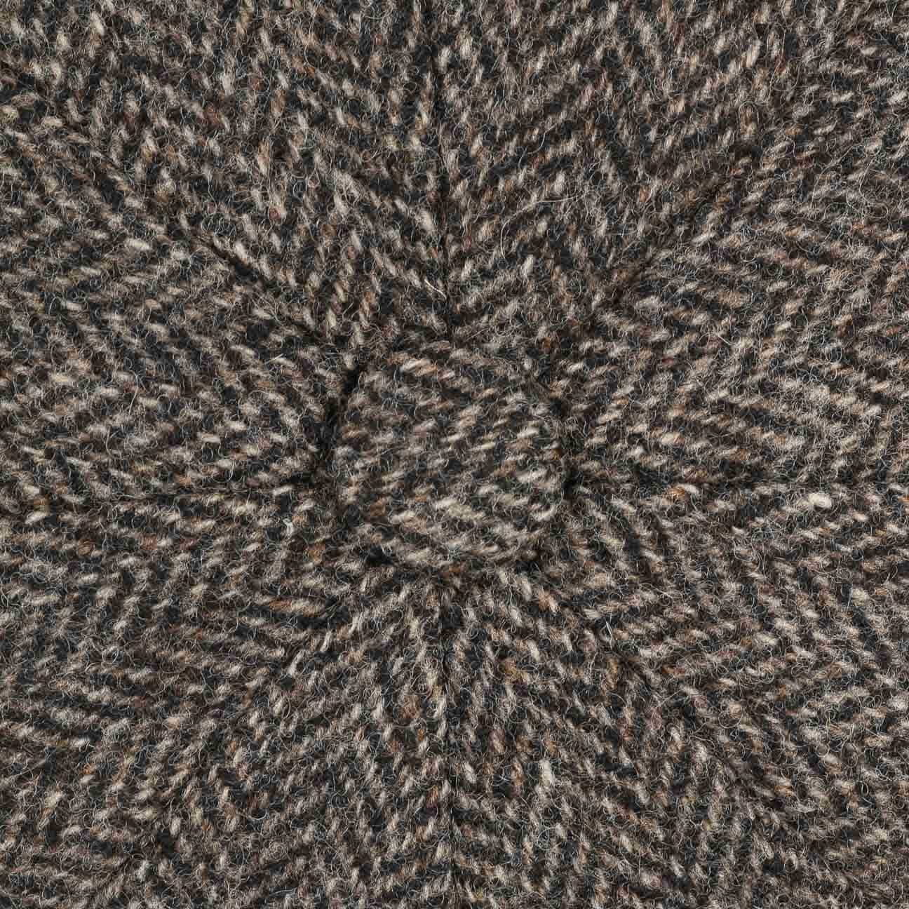 Stetson Hatteras Woolrich - Fischgrat - Schirmmütze aus 100% Wolle - 333 - Hellbraun