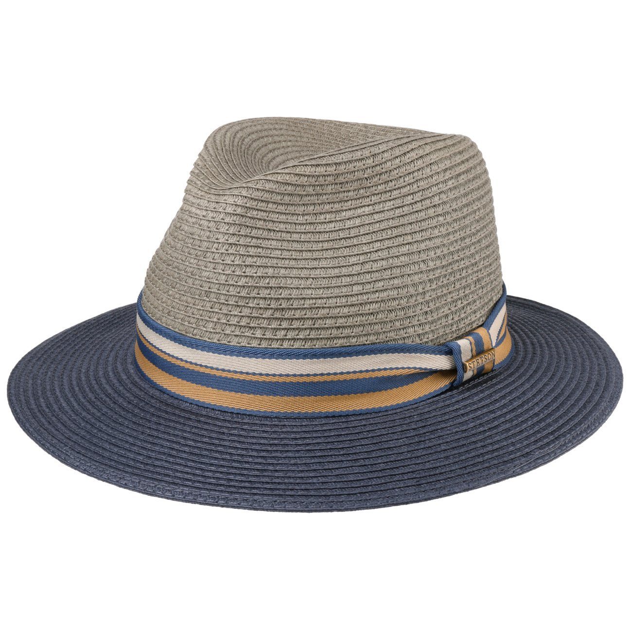 Stetson Romaro Toyo Traveller - Toyo Strohut - Aus 100% Viskose- Mit UV-Schutz 40 - Grün