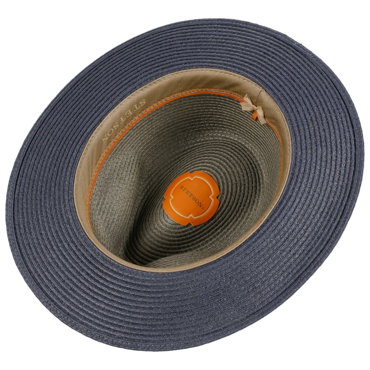 Stetson Romaro Toyo Traveller - Toyo Strohut - Aus 100% Viskose- Mit UV-Schutz 40 - Grün