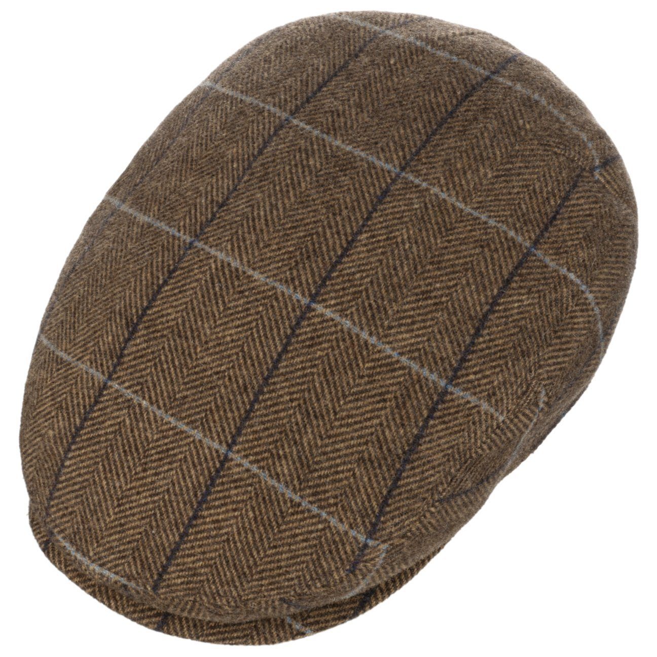 Stetson Kent Color Lined Driver Cap - mit Ohrenklappen - Cap aus Wolle - Beige-Braun