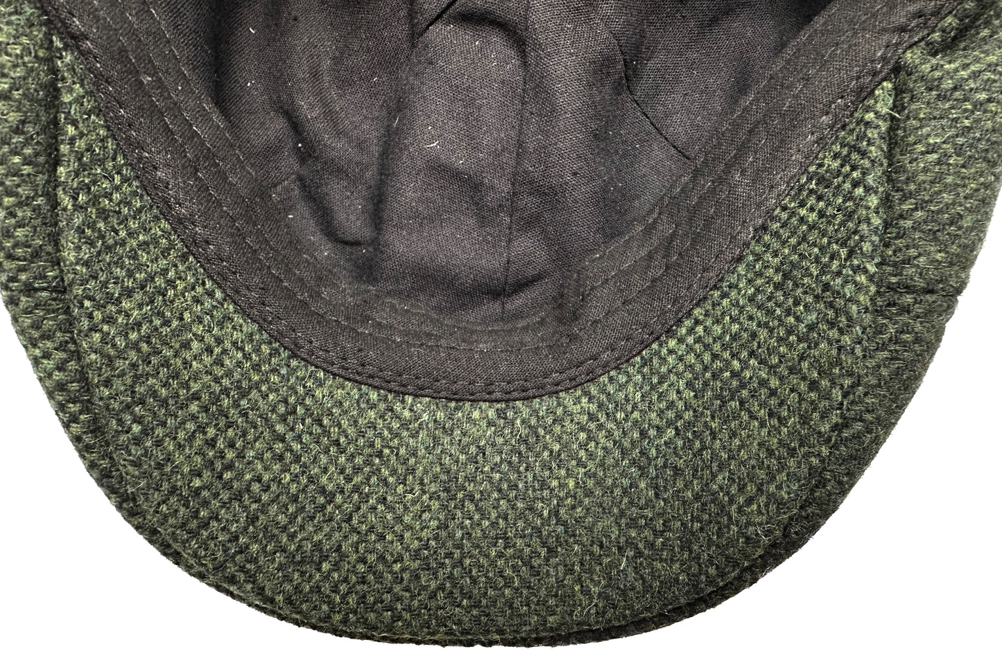 Fiebig 6-Panel Flatcap - Gatsby - Donegal-Muster - Oliv