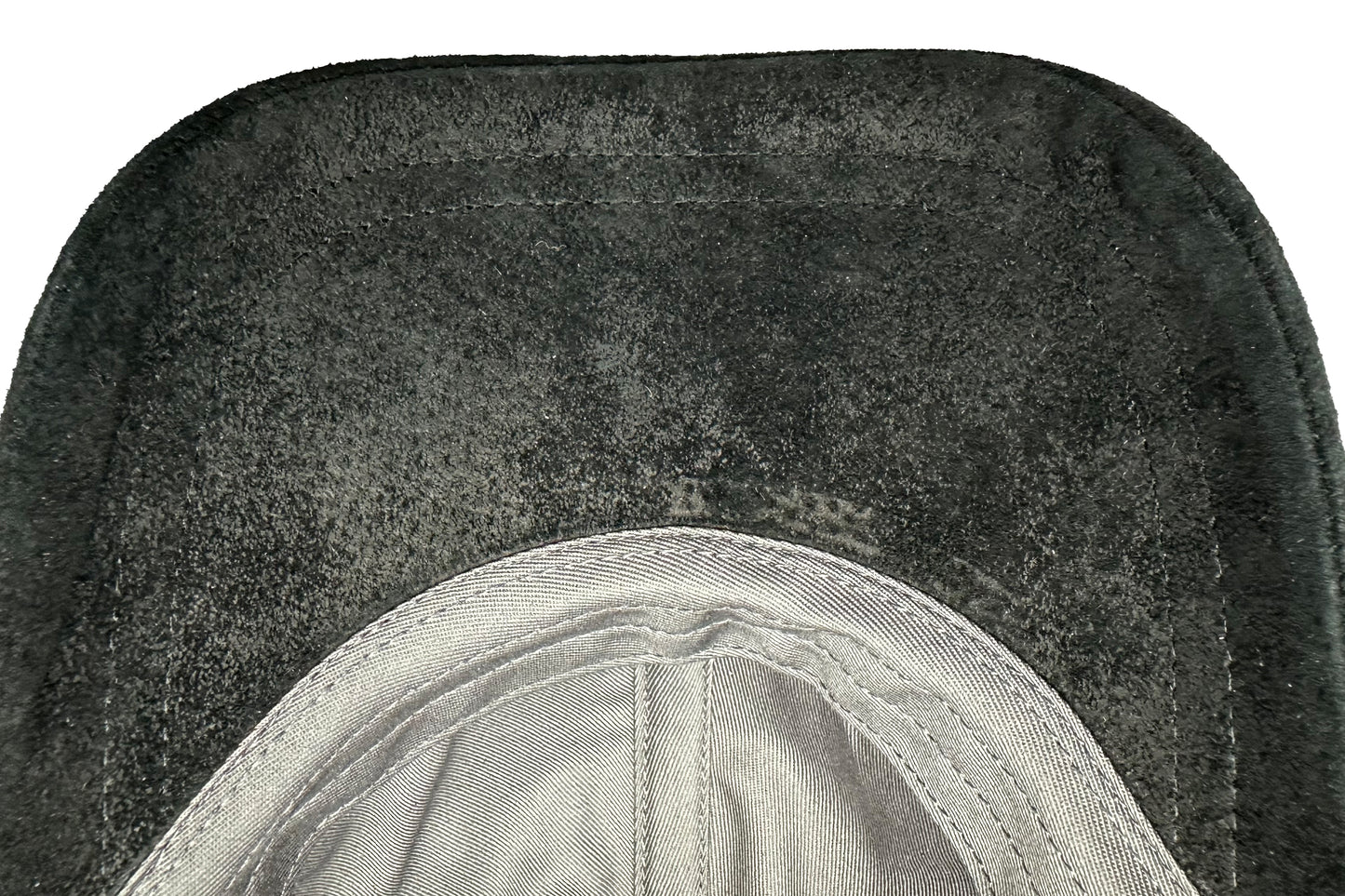 Fiebig Leder Basecap - Pigskin - mit Metallschnalle - Schwarz