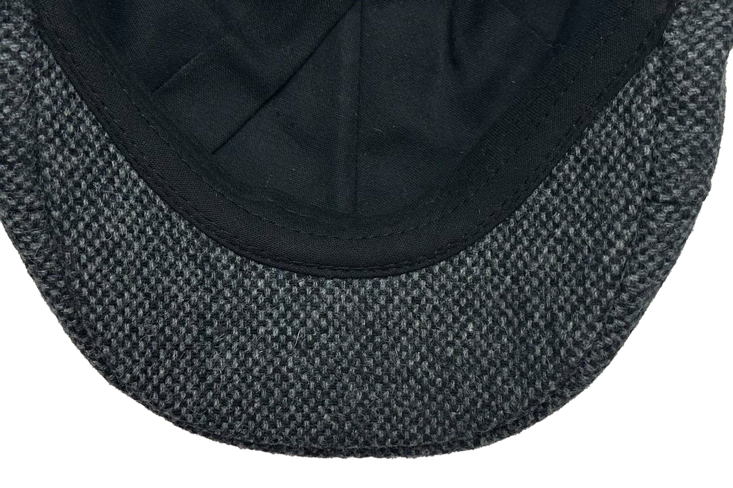 Fiebig 6-Panel Flatcap - Gatsby - Donegal-Muster - Anthrazit