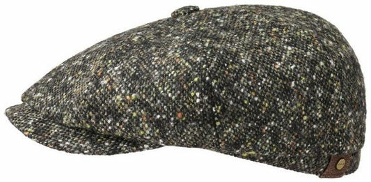 Stetson Hatteras Virgin Wool - Donegal - Schirmmütze aus 100% Schurwolle - 415 - Grün/Schwarz