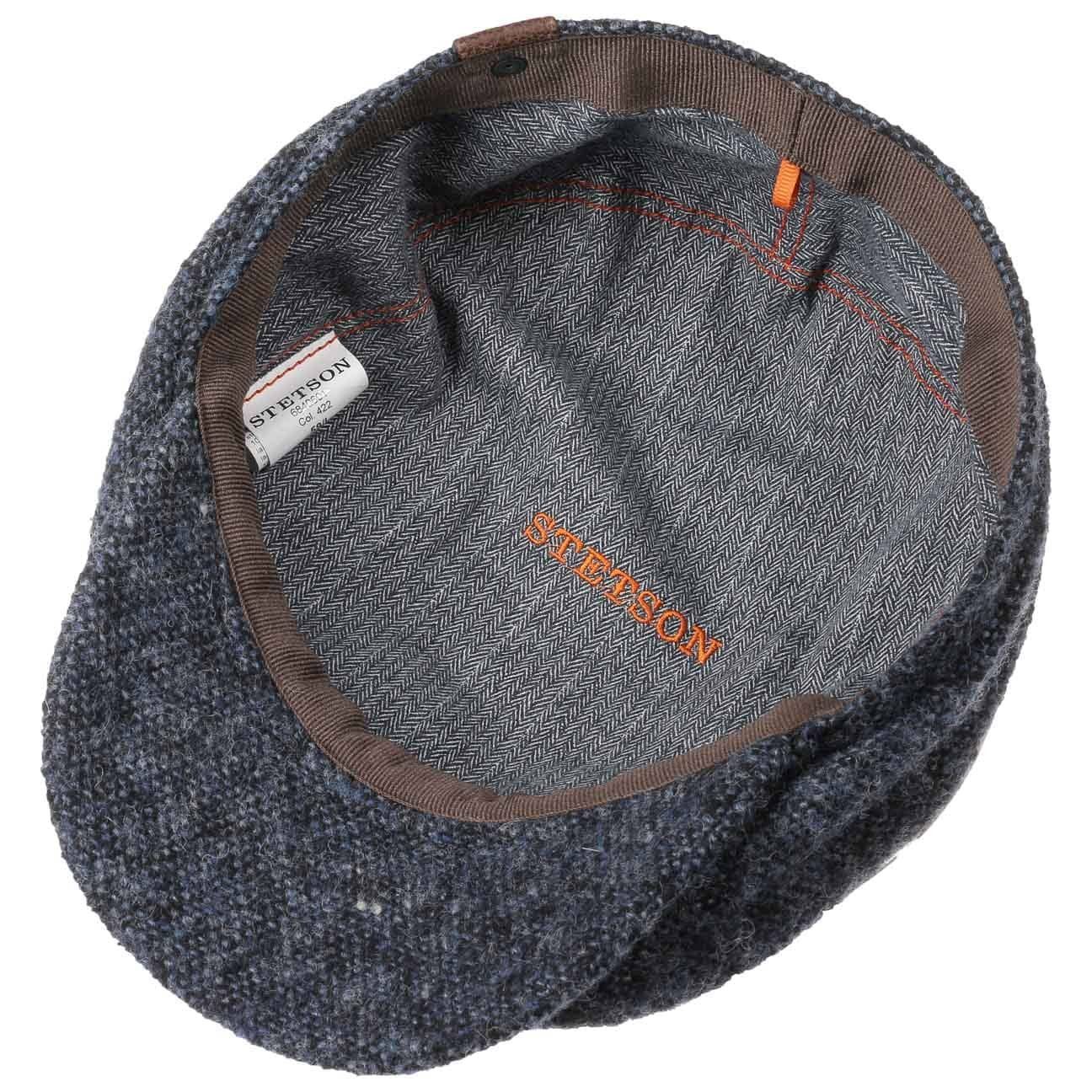 Stetson Hatteras Virgin Wool - Donegal - Schirmmütze aus 100% Schurwolle - 422 - Dunkelblau
