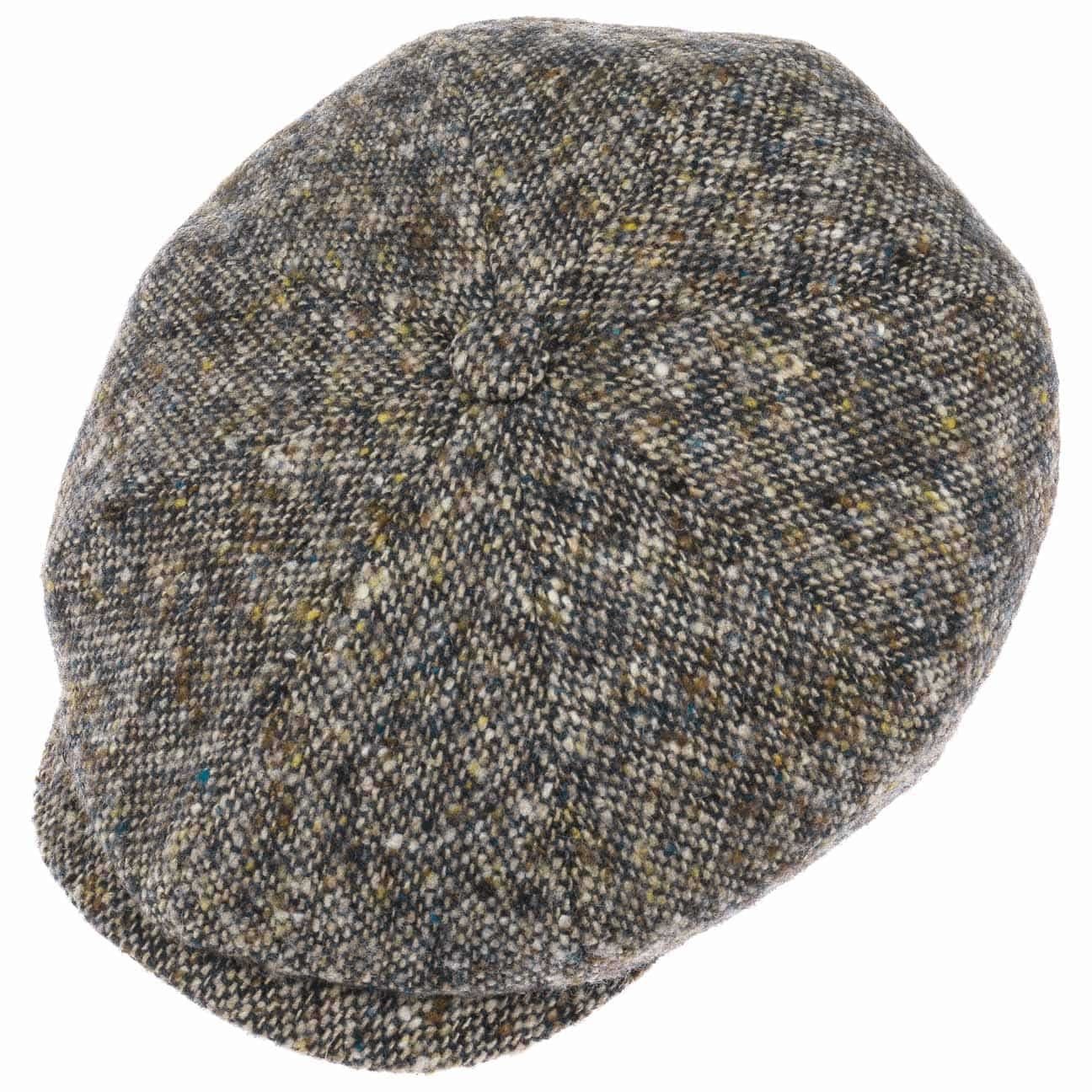 Stetson Hatteras Virgin Wool - Donegal - Schirmmütze aus 100% Schurwolle - 427 - Blau / Beige