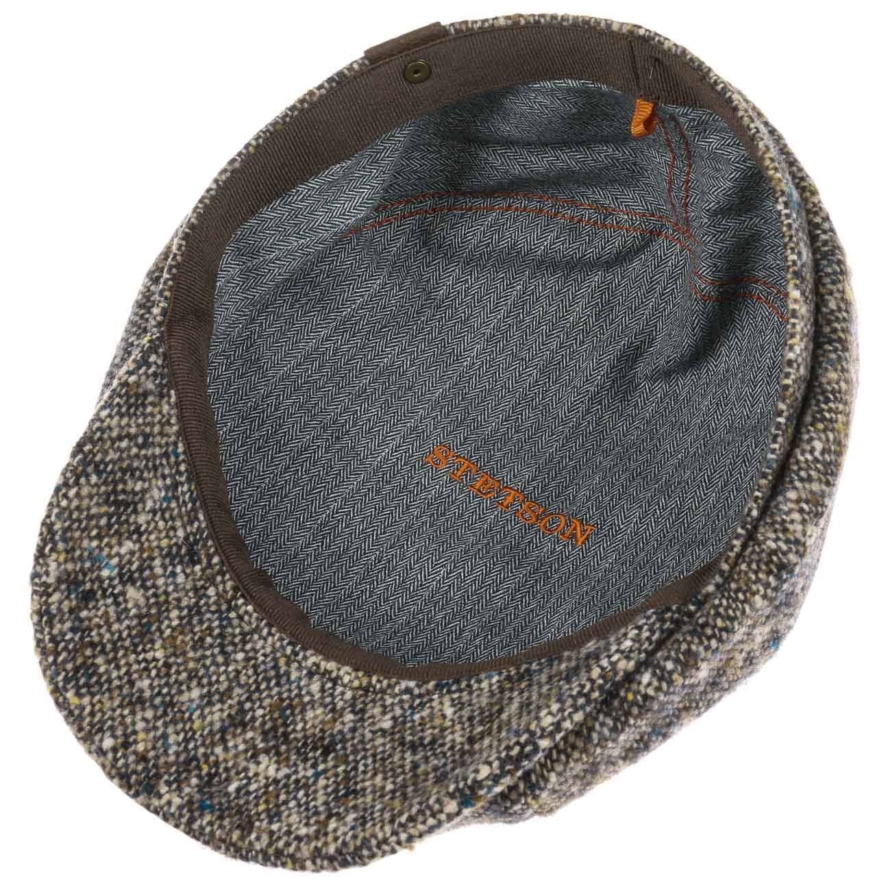 Stetson Hatteras Virgin Wool - Donegal - Schirmmütze aus 100% Schurwolle - 427 - Blau / Beige