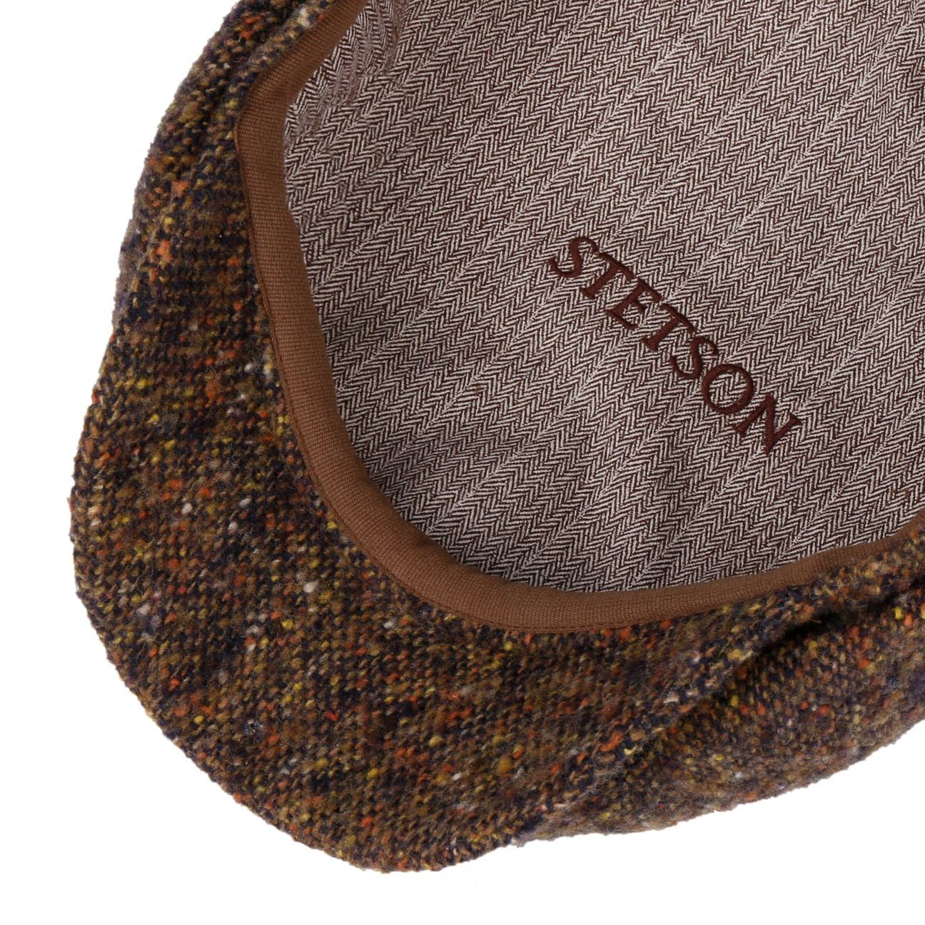 Stetson Hatteras Virgin Wool - Donegal - Schirmmütze aus 100% Schurwolle - 472 - Dunkelbraun