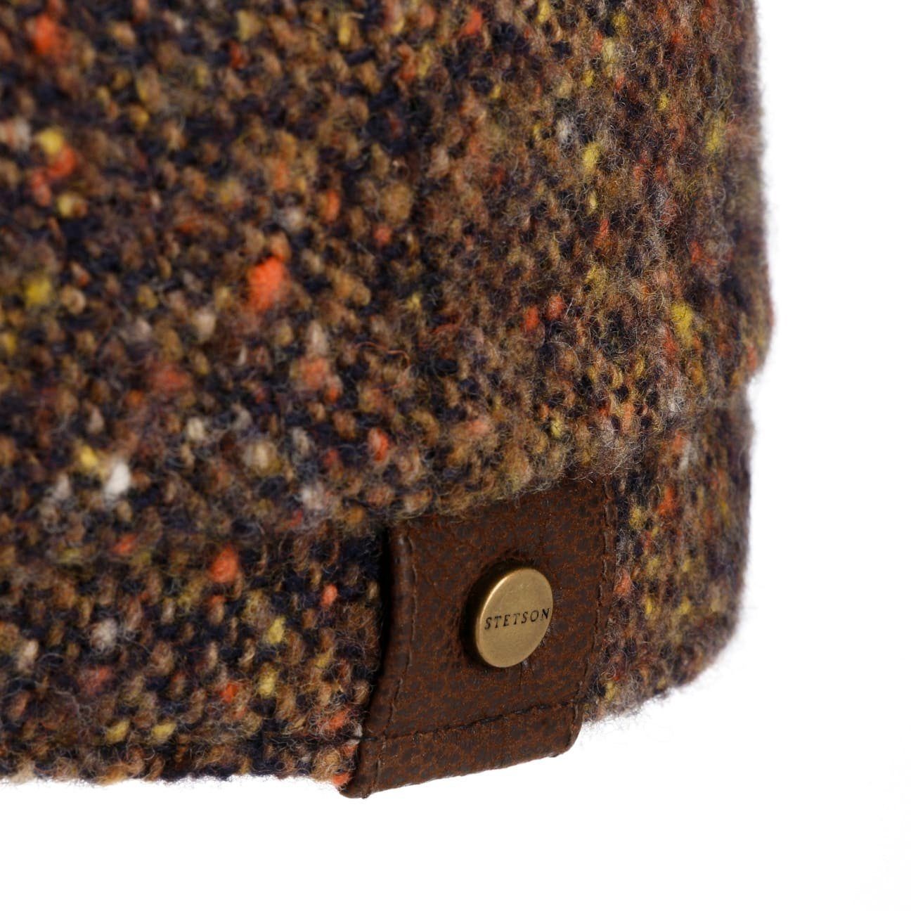 Stetson Hatteras Virgin Wool - Donegal - Schirmmütze aus 100% Schurwolle - 472 - Dunkelbraun