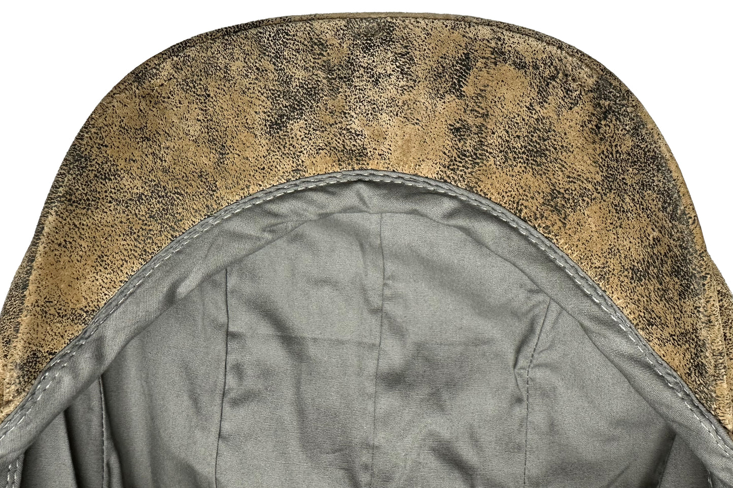 Fiebig Leder Flatcap - Schiebermütze - Pigskin - Braun
