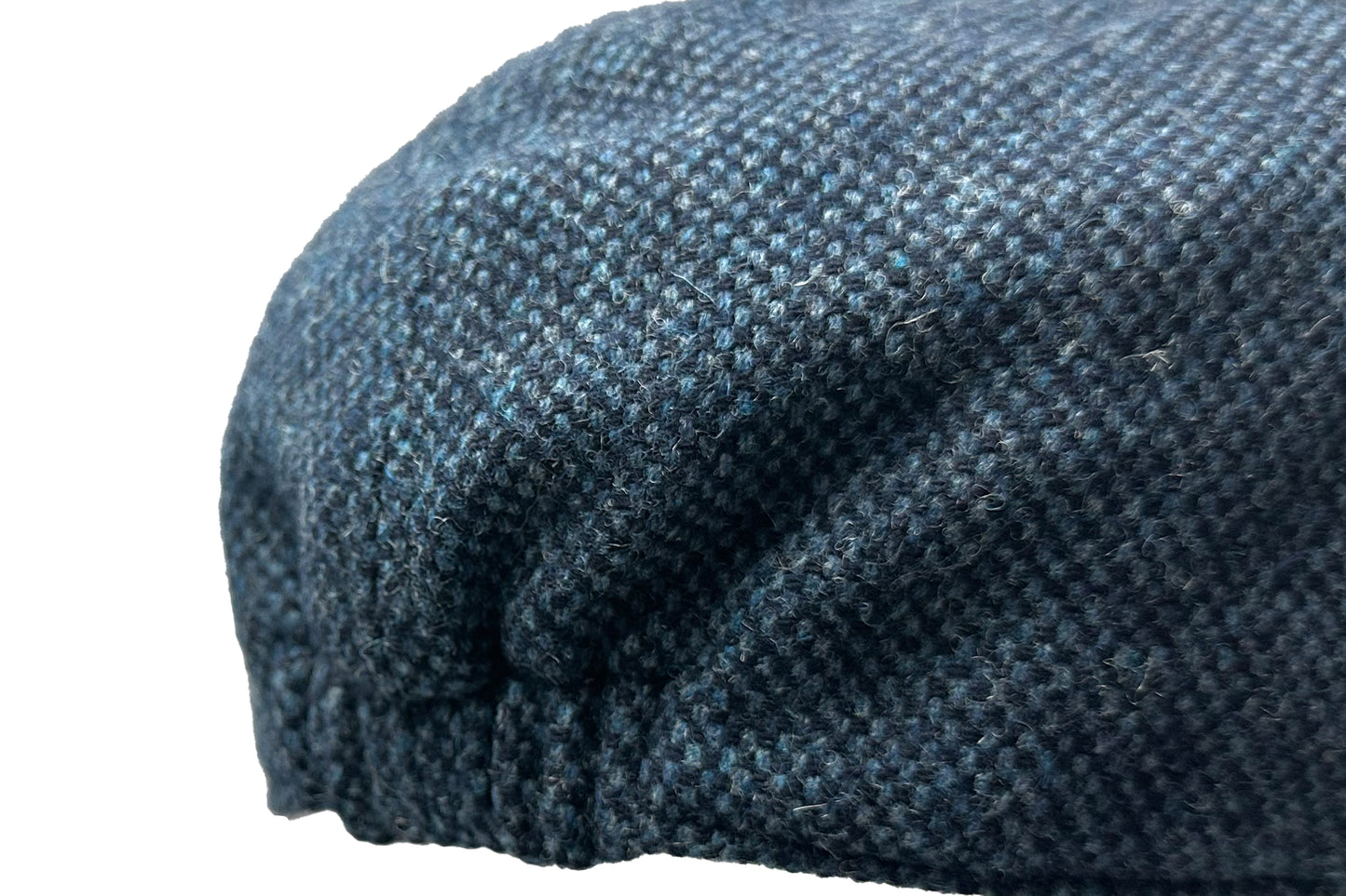 Fiebig 6-Panel Flatcap - Gatsby - Donegal-Muster - Marineblau