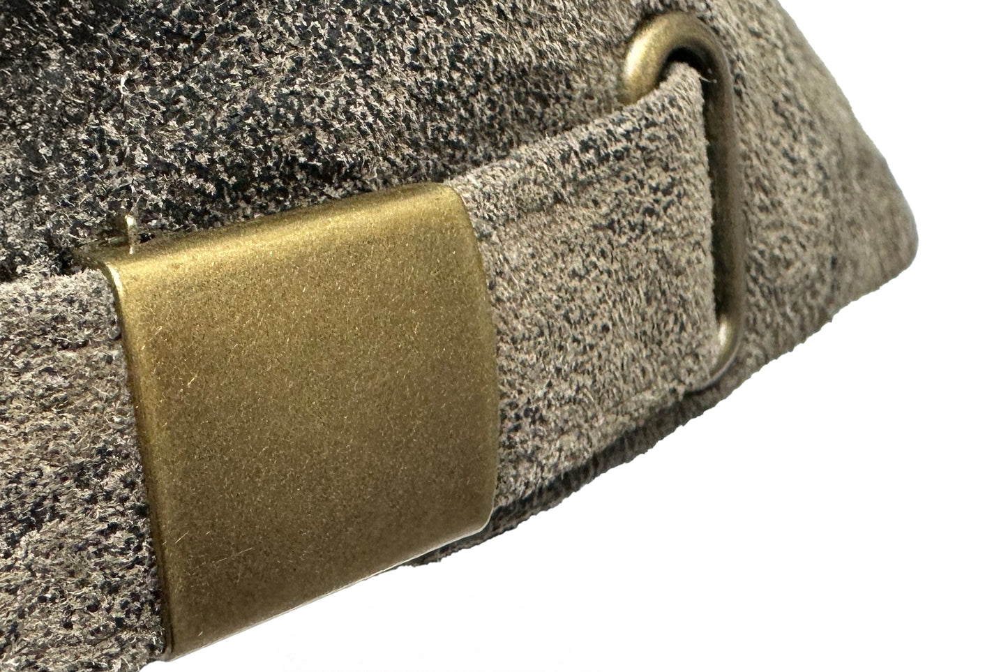 Fiebig Leder Basecap - Pigskin - mit Metallschnalle - Taupe