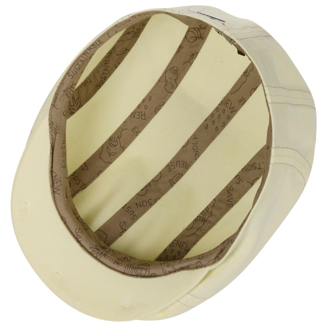 Stetson Madison Ivy Cap Sustainable - Nachhaltig - Flatcap aus 100% organischer Baumwolle - Hellgelb