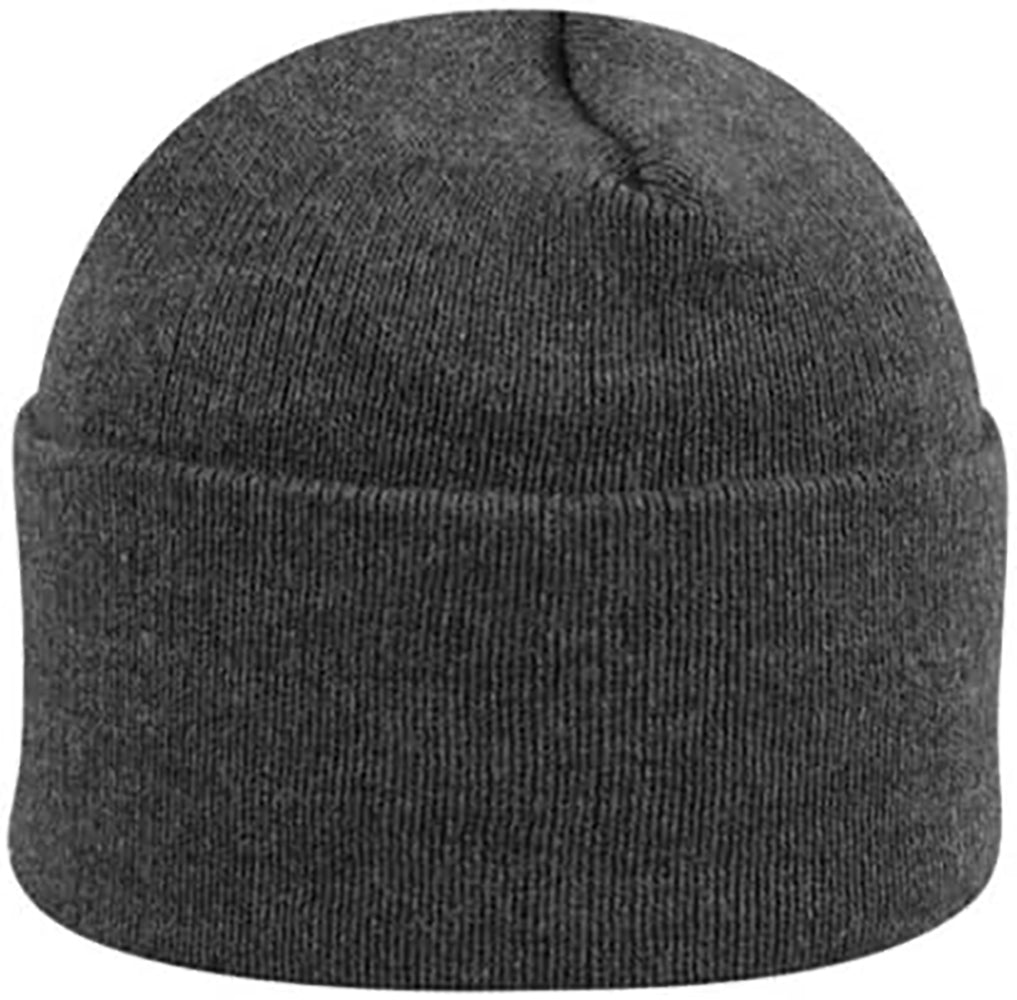 Kangol Acrylic Pull-On Beanie mit Umschlag - Dark Flanell - Dunkelgrau