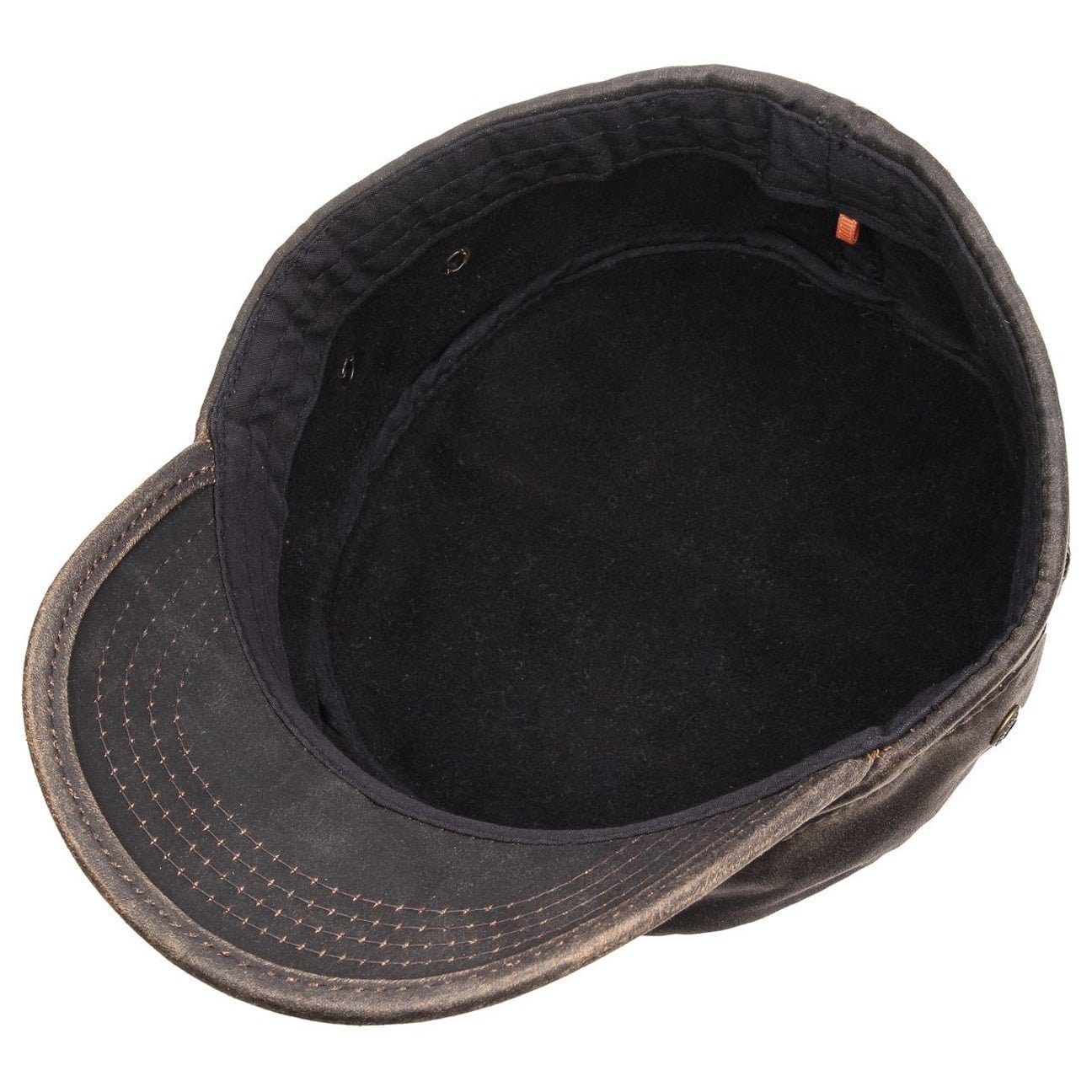 Stetson Army Cap Datto Vintage Winter - aus Baumwolle/Polyester (Distressed Material) - 6 - Braun