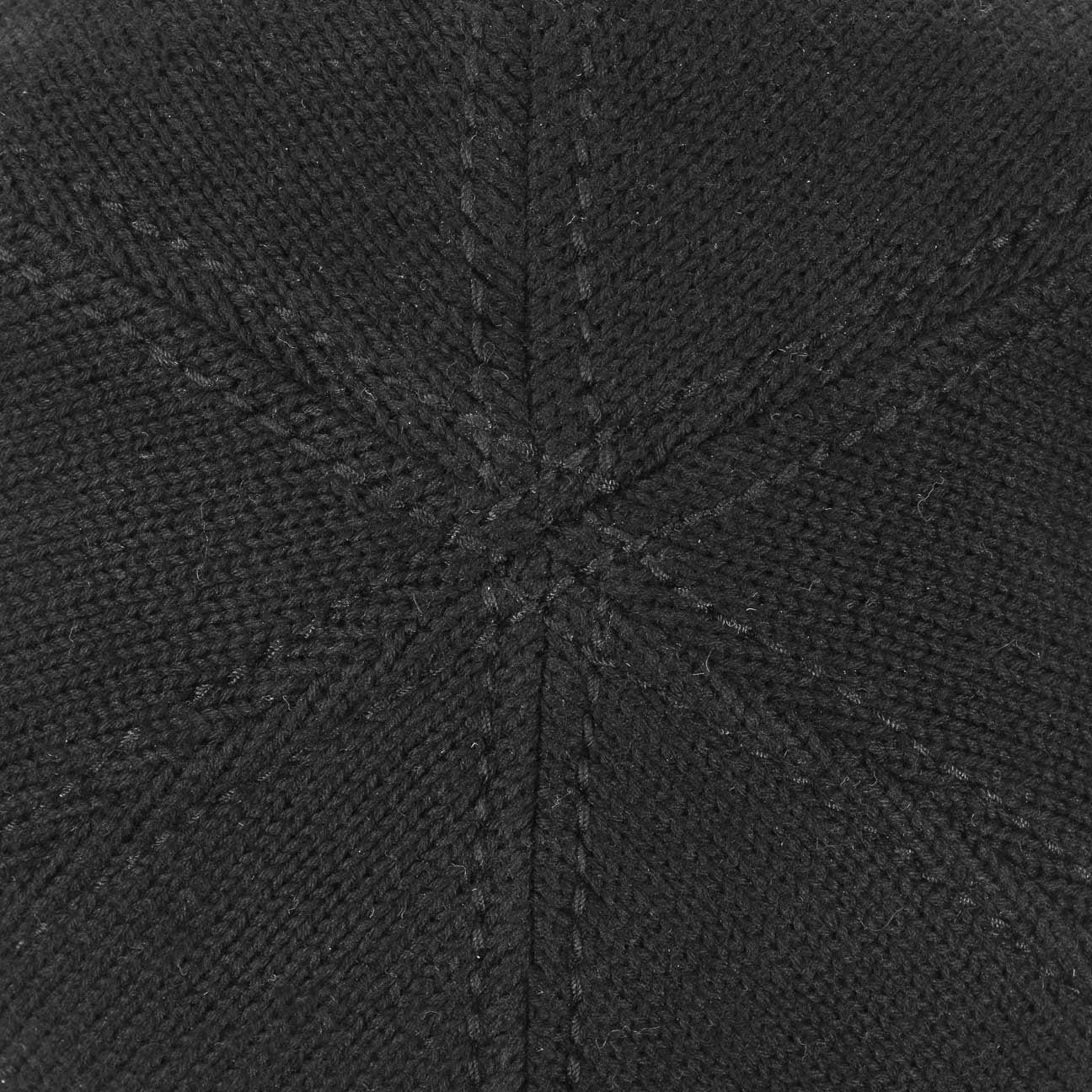 Stetson Muskegon Strick Flatcap - aus 100% Baumwolle - 1 - Schwarz