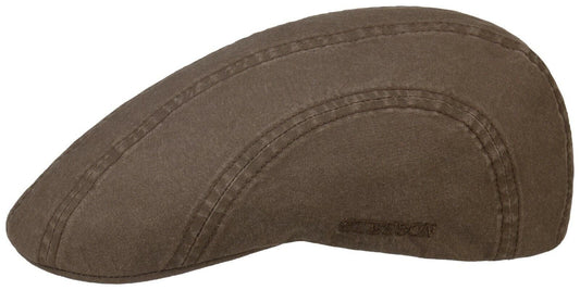 Stetson Madison Organic Ivy Cap  - Nachhaltig - Flatcap aus 100% organischer Baumwolle - Braun