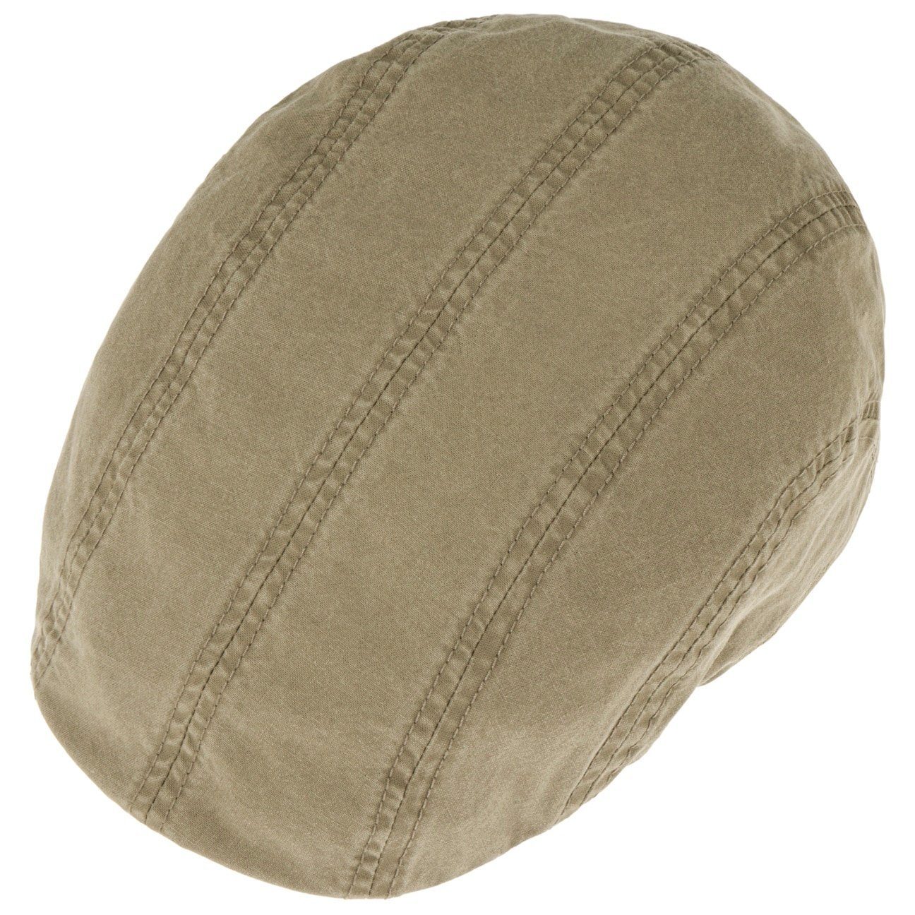 Stetson Madison Organic Ivy Cap - Nachhaltig - Flatcap aus 100% organischer Baumwolle - Khaki