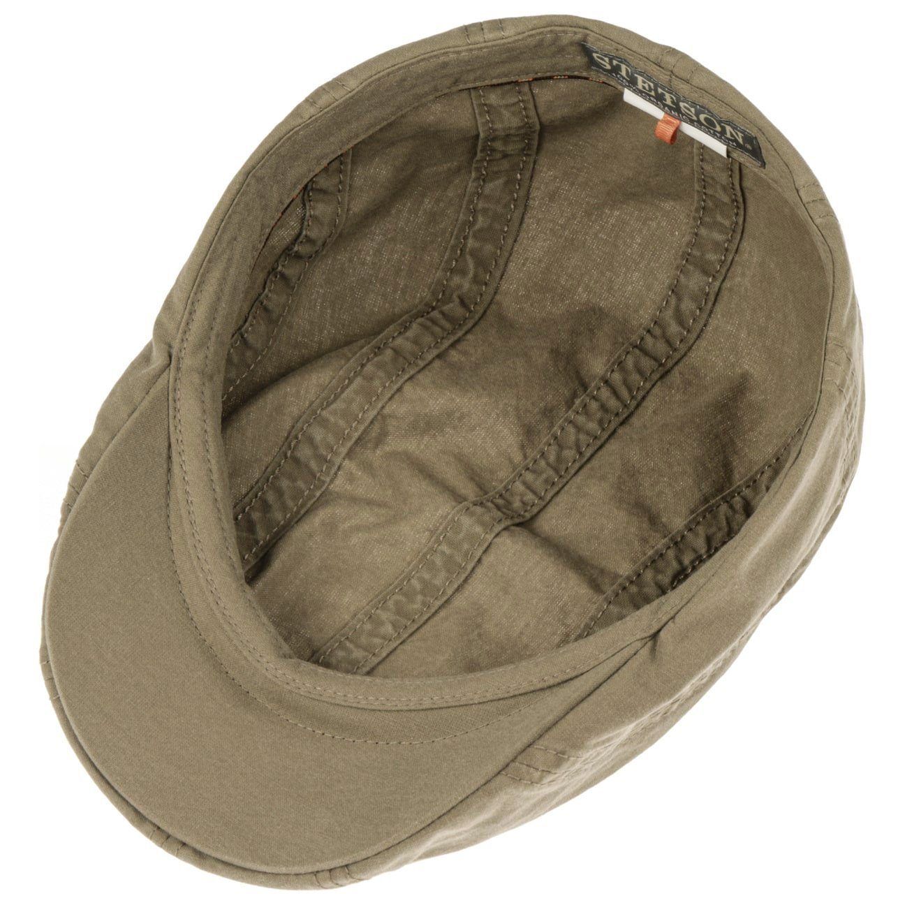 Stetson Madison Organic Ivy Cap - Nachhaltig - Flatcap aus 100% organischer Baumwolle - Khaki