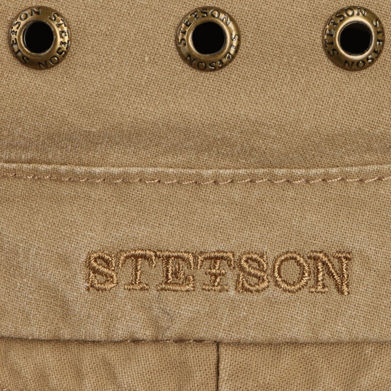 Stetson Reston Organic Bucket - Nachhaltig - Anglerhut aus 100% organischer Baumwolle - Khaki