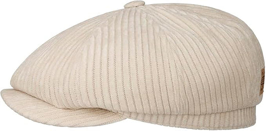 Stetson Hatteras Corduroy Jersey - Flatcap - 8-teilig - Weiss