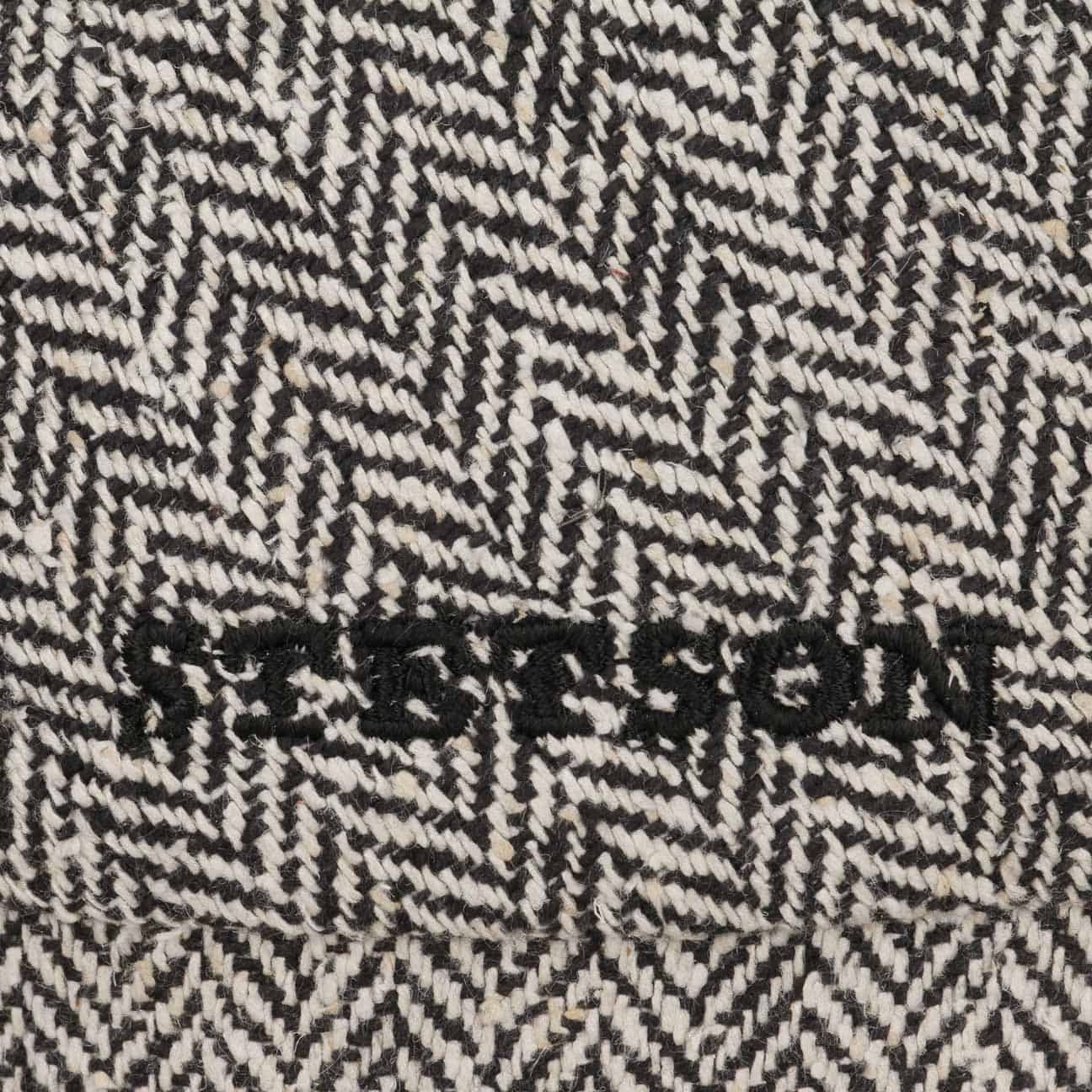 Stetson Belfast Silk - aus 100% Seide - 310 - Schwarz/Weiß - Made in the EU