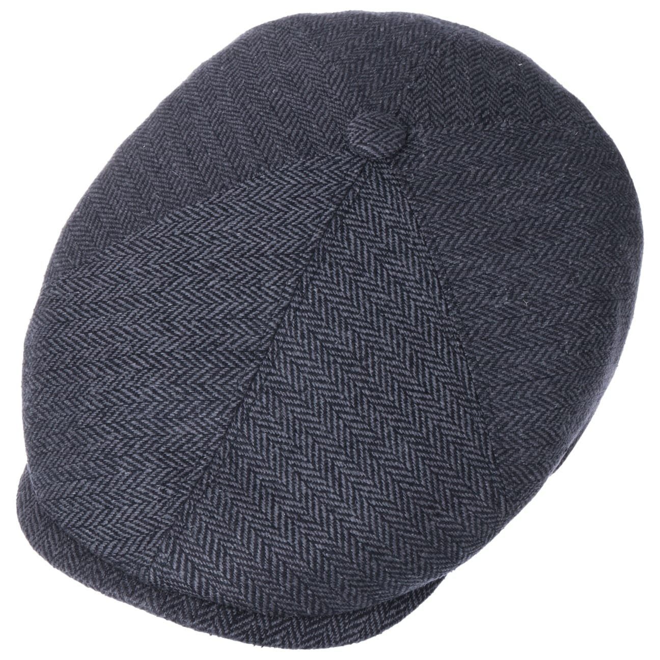Stetson Brooklin Silk - aus 100% Seide - 333 - Schwarz/Dunkelgrau - Made in the EU
