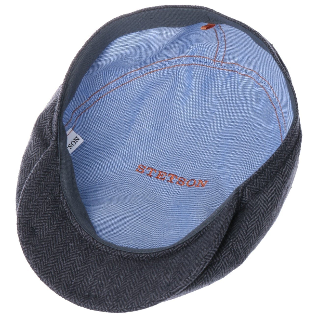Stetson Brooklin Silk - aus 100% Seide - 333 - Schwarz/Dunkelgrau - Made in the EU