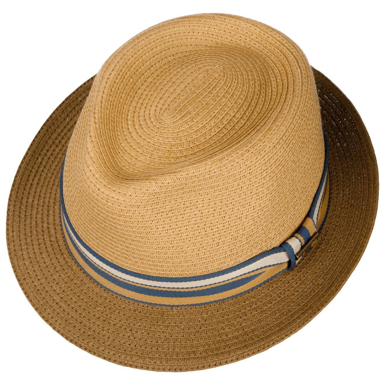Stetson Licano Trilby - Toyo Strohut - Aus 100% Viskose- Mit UV-Schutz 40 - Braun