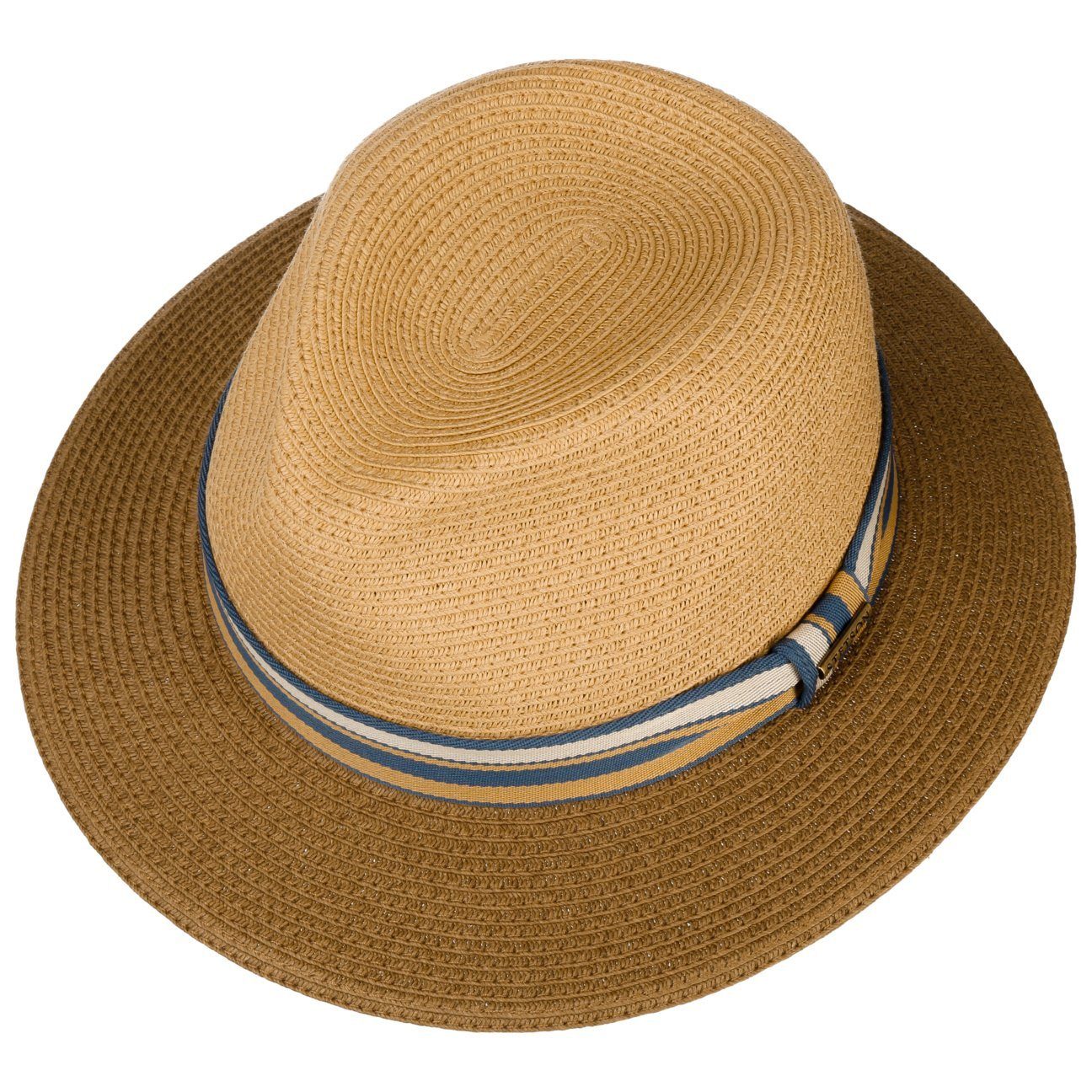 Stetson Romaro Toyo Traveller - Toyo Strohut - Aus 100% Viskose- Mit UV-Schutz 40 - Braun