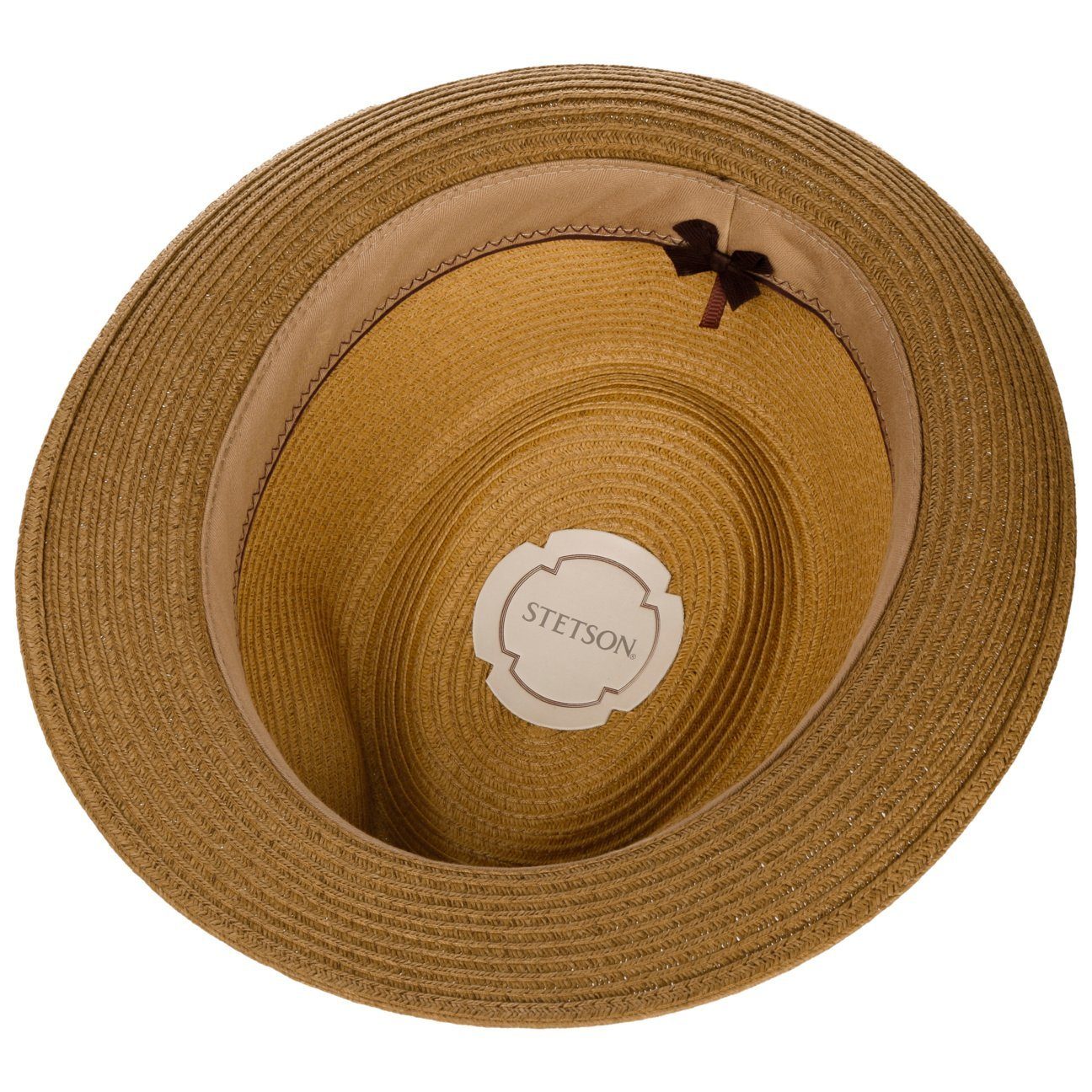 Stetson Licano Trilby - Toyo Strohut - Aus 100% Viskose- Mit UV-Schutz 40 - Braun