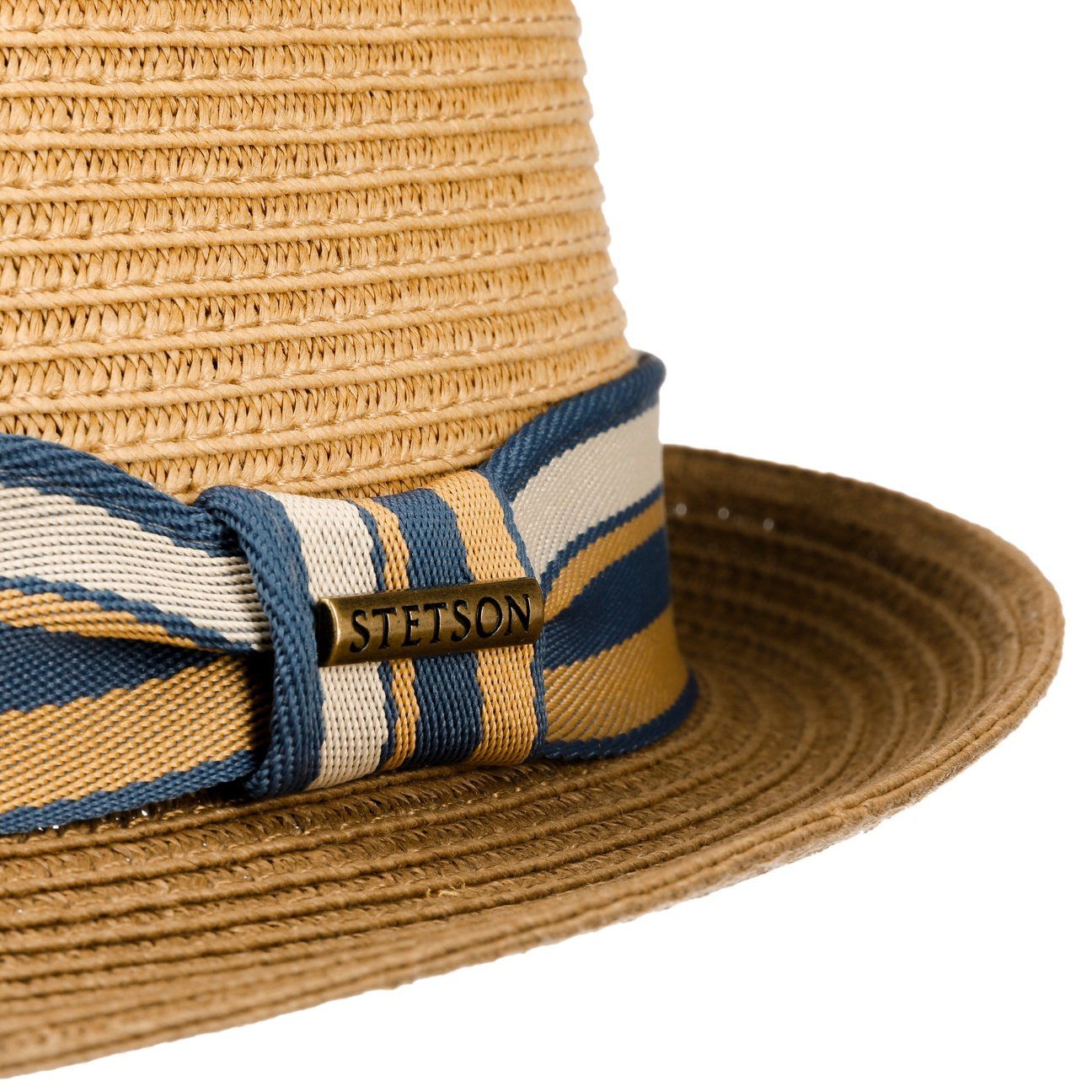 Stetson Licano Trilby - Toyo Strohut - Aus 100% Viskose- Mit UV-Schutz 40 - Braun
