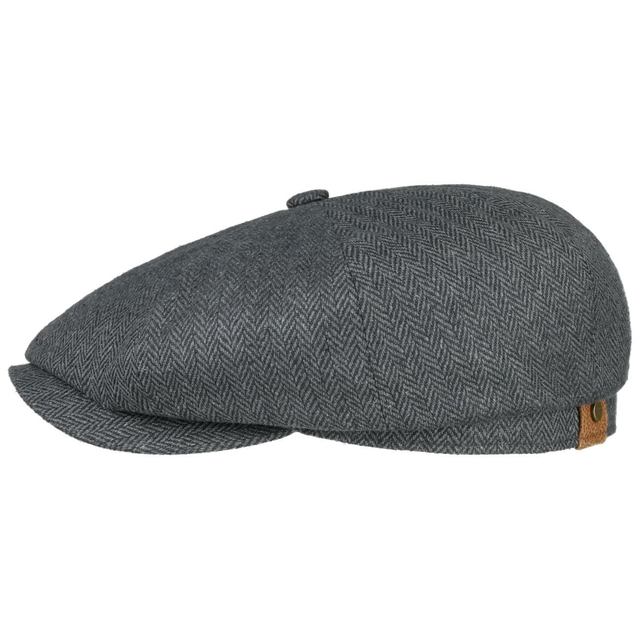 Stetson Hatteras Silk - aus 100% Seide - 333 - Schwarz/Dunkelgrau - Made in the EU