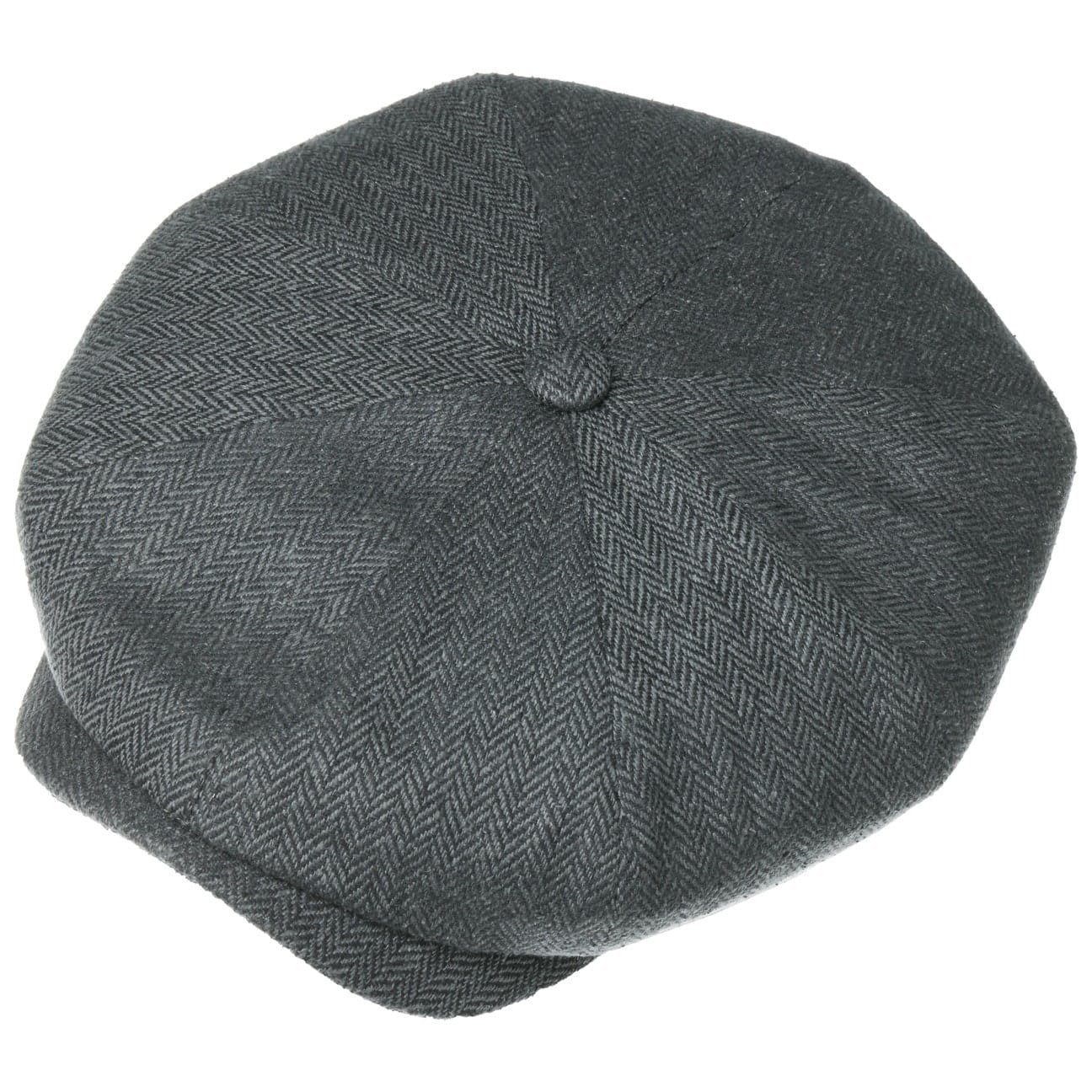 Stetson Hatteras Silk - aus 100% Seide - 333 - Schwarz/Dunkelgrau - Made in the EU