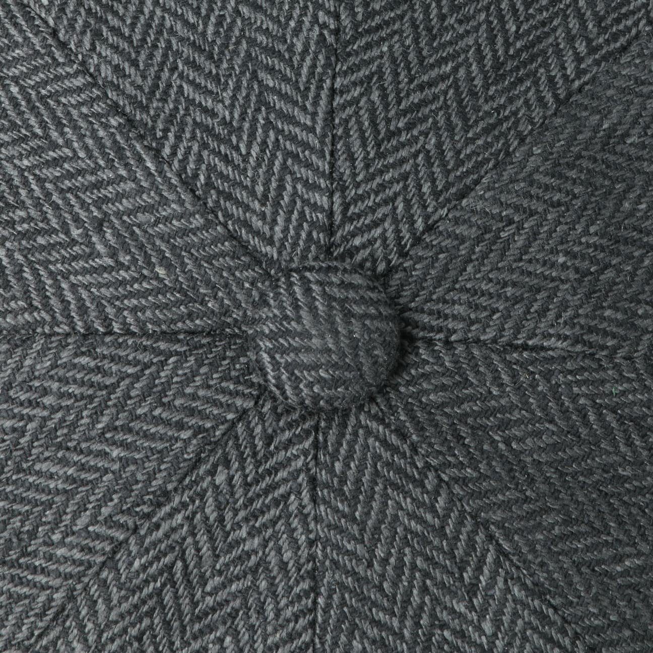 Stetson Hatteras Silk - aus 100% Seide - 333 - Schwarz/Dunkelgrau - Made in the EU
