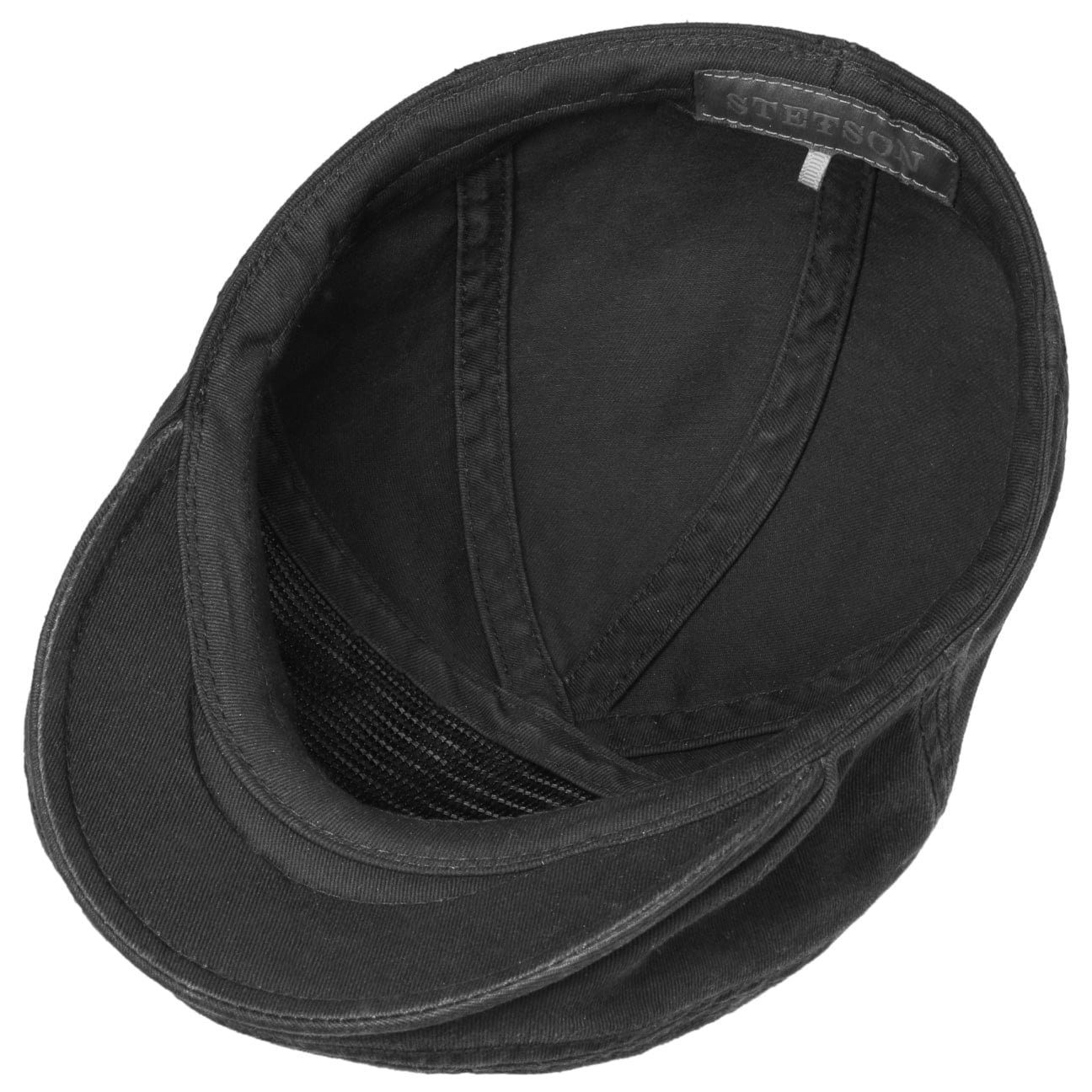 Stetson Ivy Cap Paradise Cotton - aus 100% Baumwolle - 1 - Schwarz