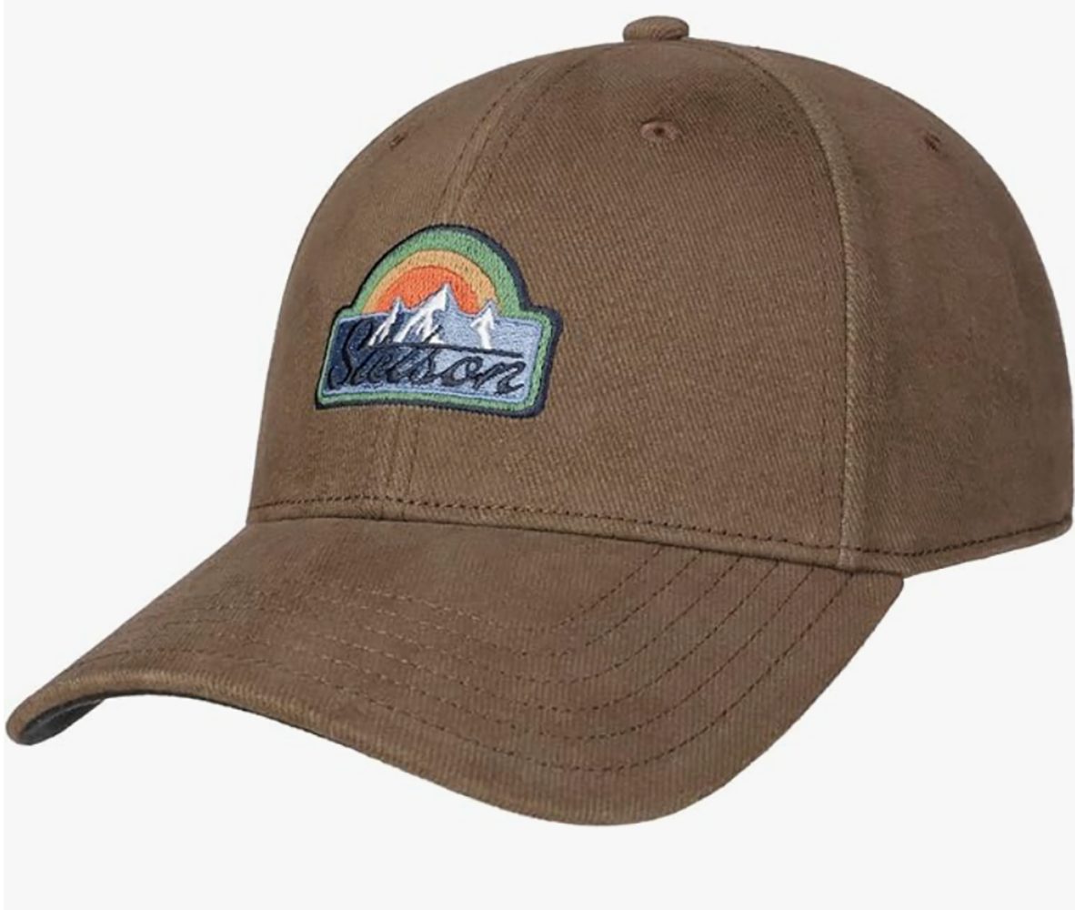 Stetson Mountain Basecap - 100% Baumwolle - Braun / Blau
